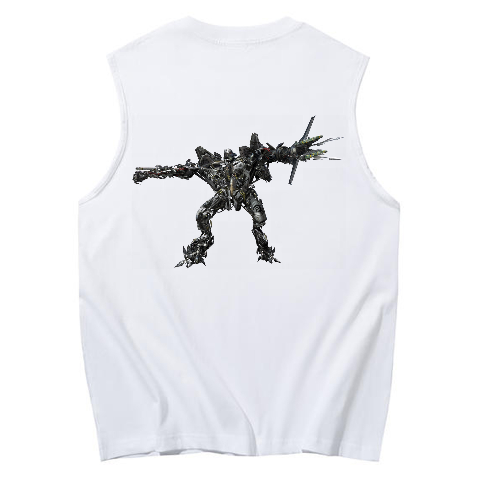 （画像用） Transformers トランスフォーマー コットン100％タンクトップ（背面プリント）