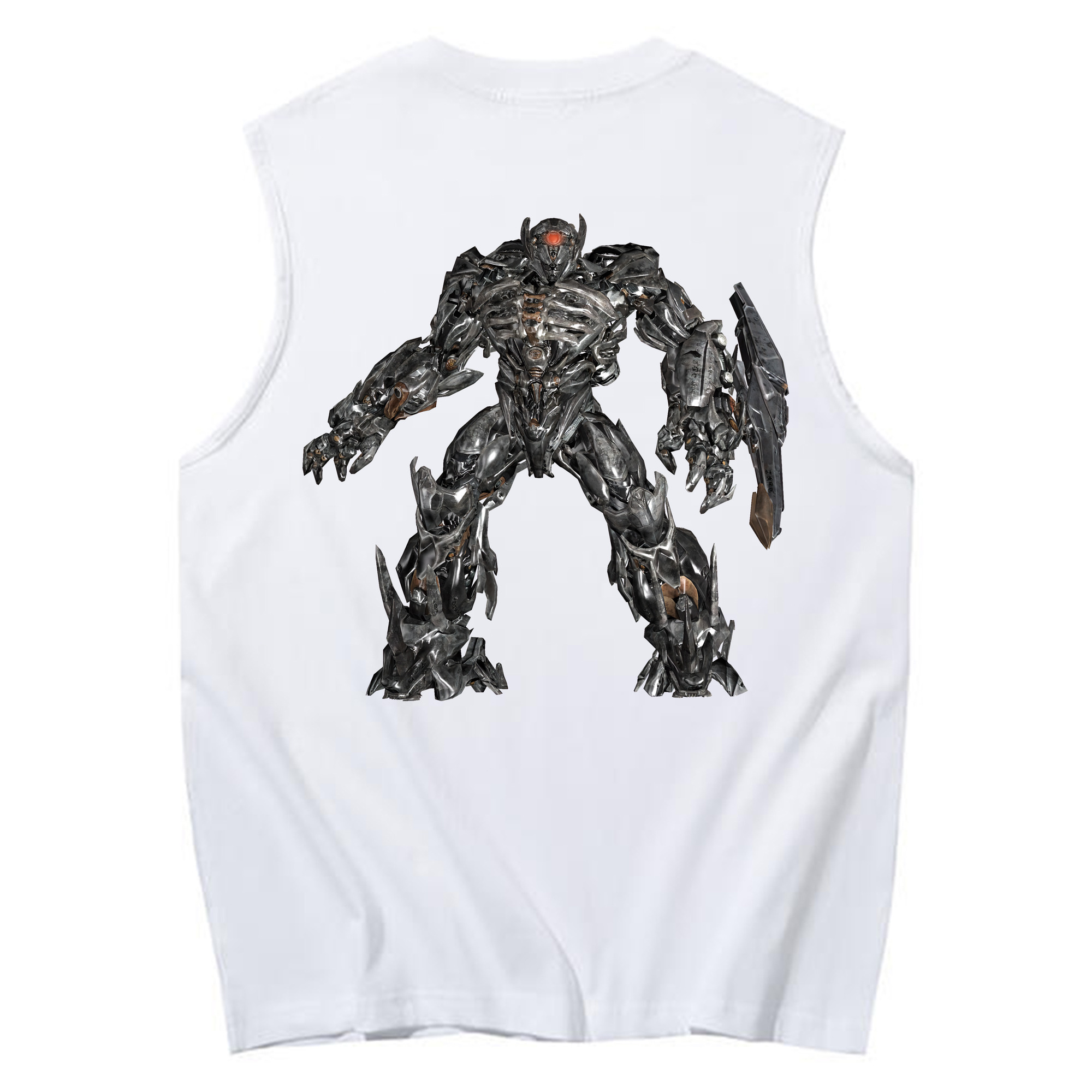 （画像用） Transformers トランスフォーマー コットン100％タンクトップ（背面プリント）