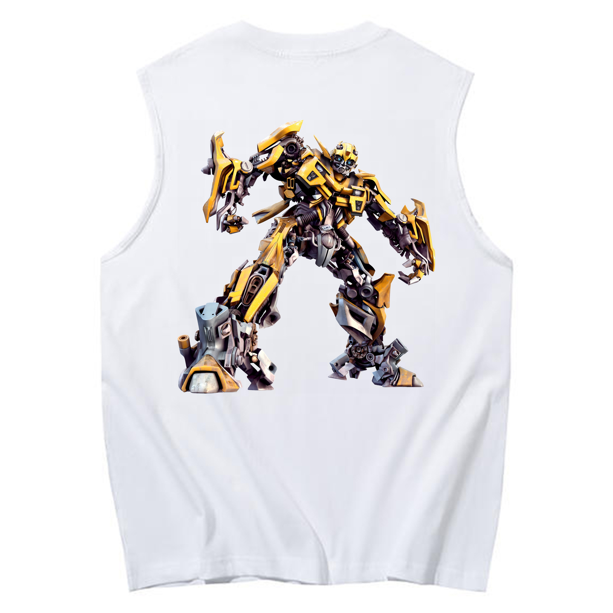 （画像用） Transformers トランスフォーマー コットン100％タンクトップ（背面プリント）