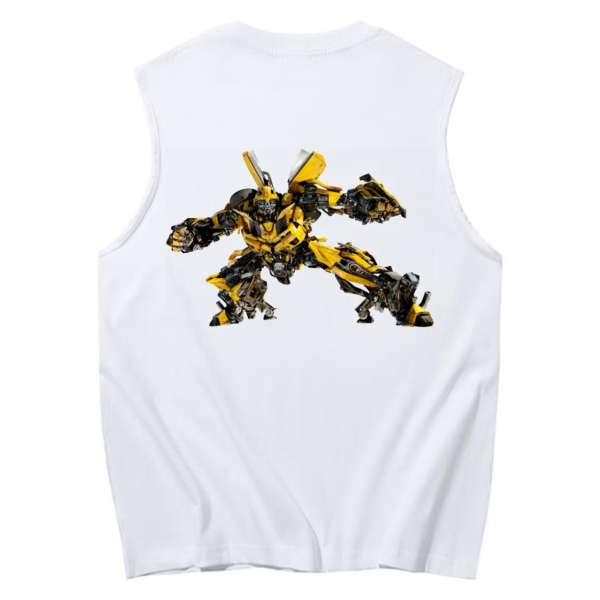 （画像用） Transformers トランスフォーマー コットン100％タンクトップ（背面プリント）