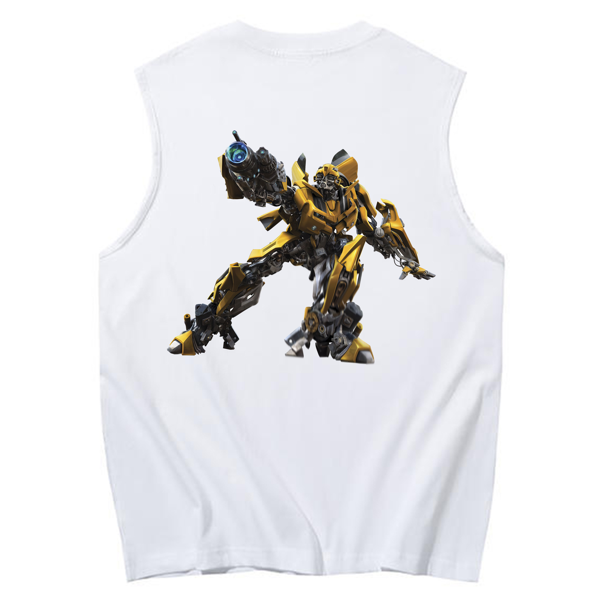 （画像用） Transformers トランスフォーマー コットン100％タンクトップ（背面プリント）