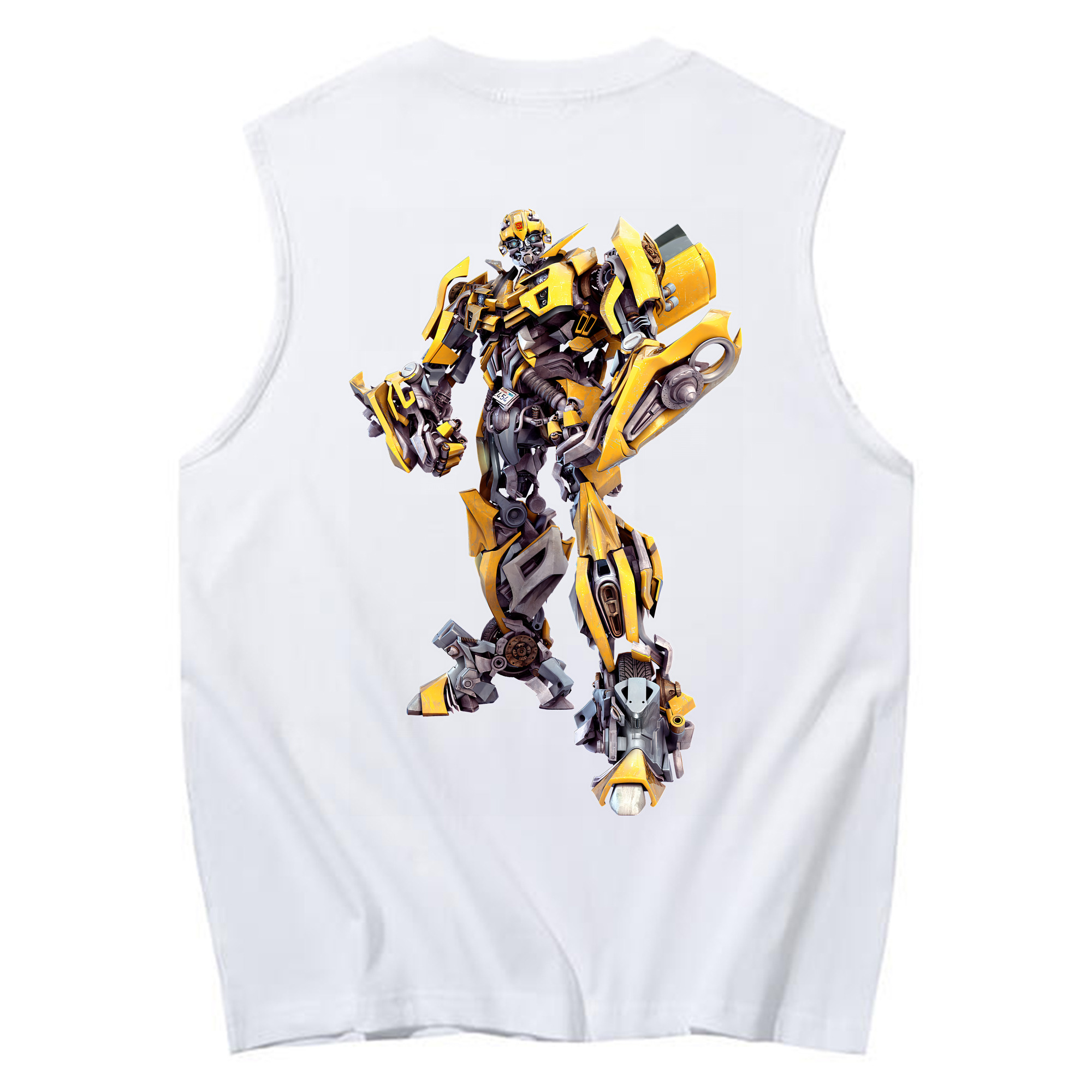 （画像用） Transformers トランスフォーマー コットン100％タンクトップ（背面プリント）