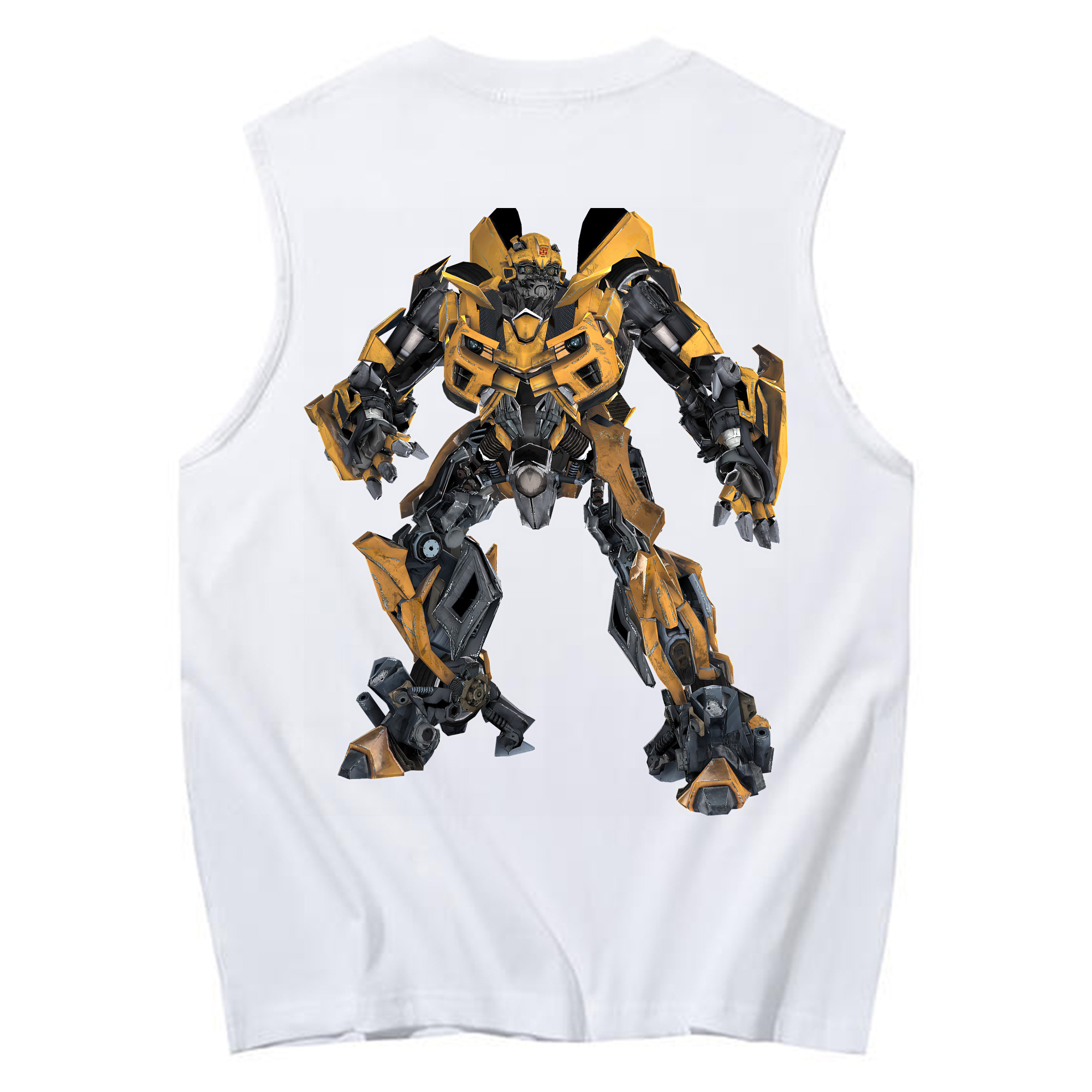 （画像用） Transformers トランスフォーマー コットン100％タンクトップ（背面プリント）