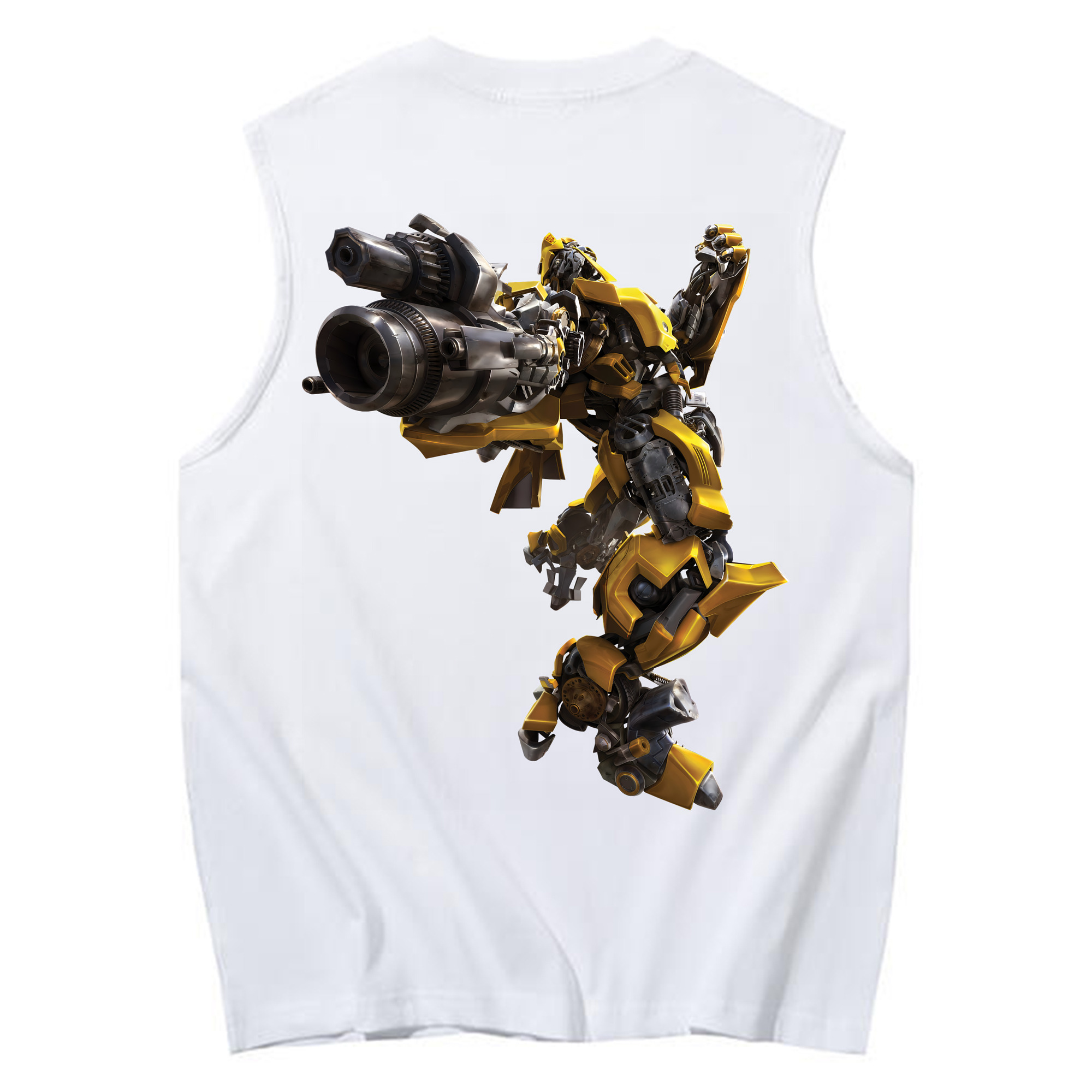 （画像用） Transformers トランスフォーマー コットン100％タンクトップ（背面プリント）