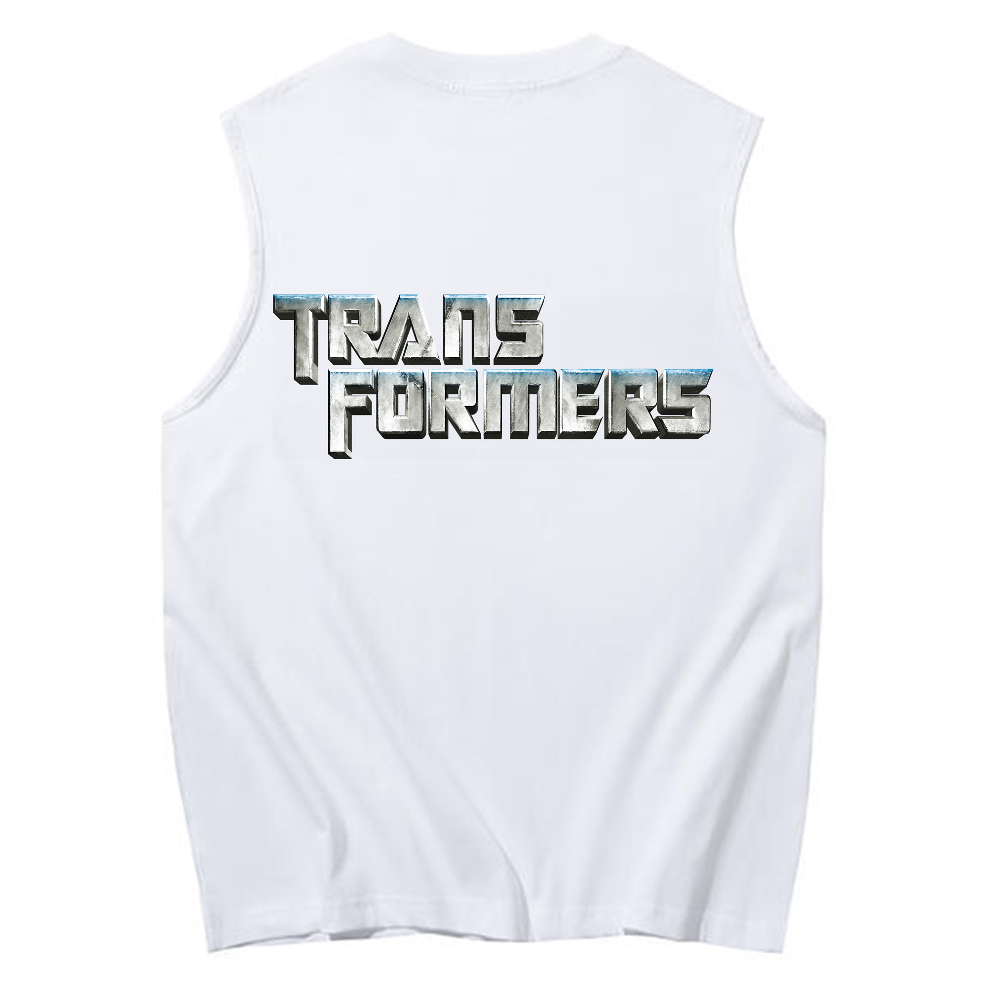 （画像用） Transformers トランスフォーマー コットン100％タンクトップ（背面プリント）