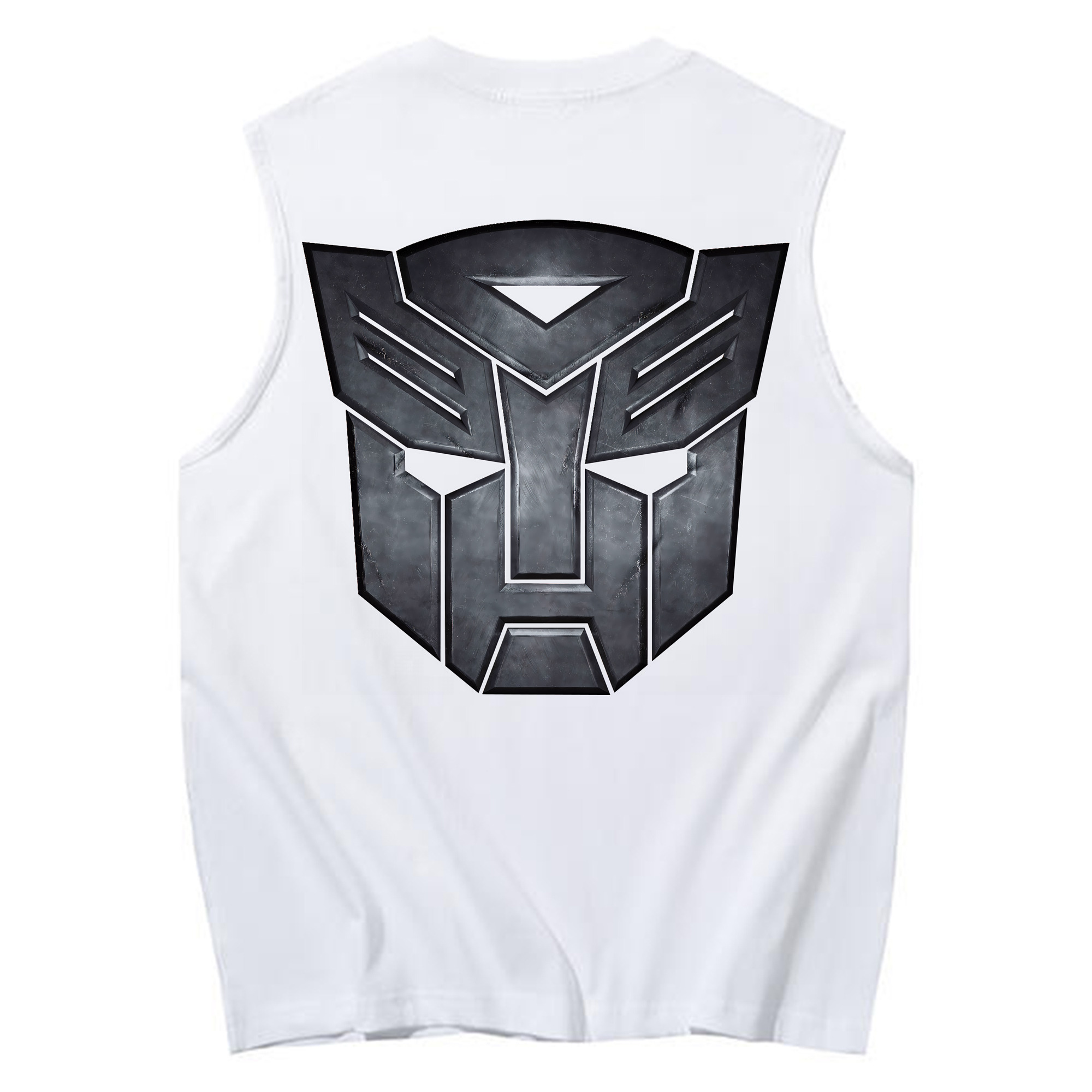 （画像用） Transformers トランスフォーマー コットン100％タンクトップ（背面プリント）
