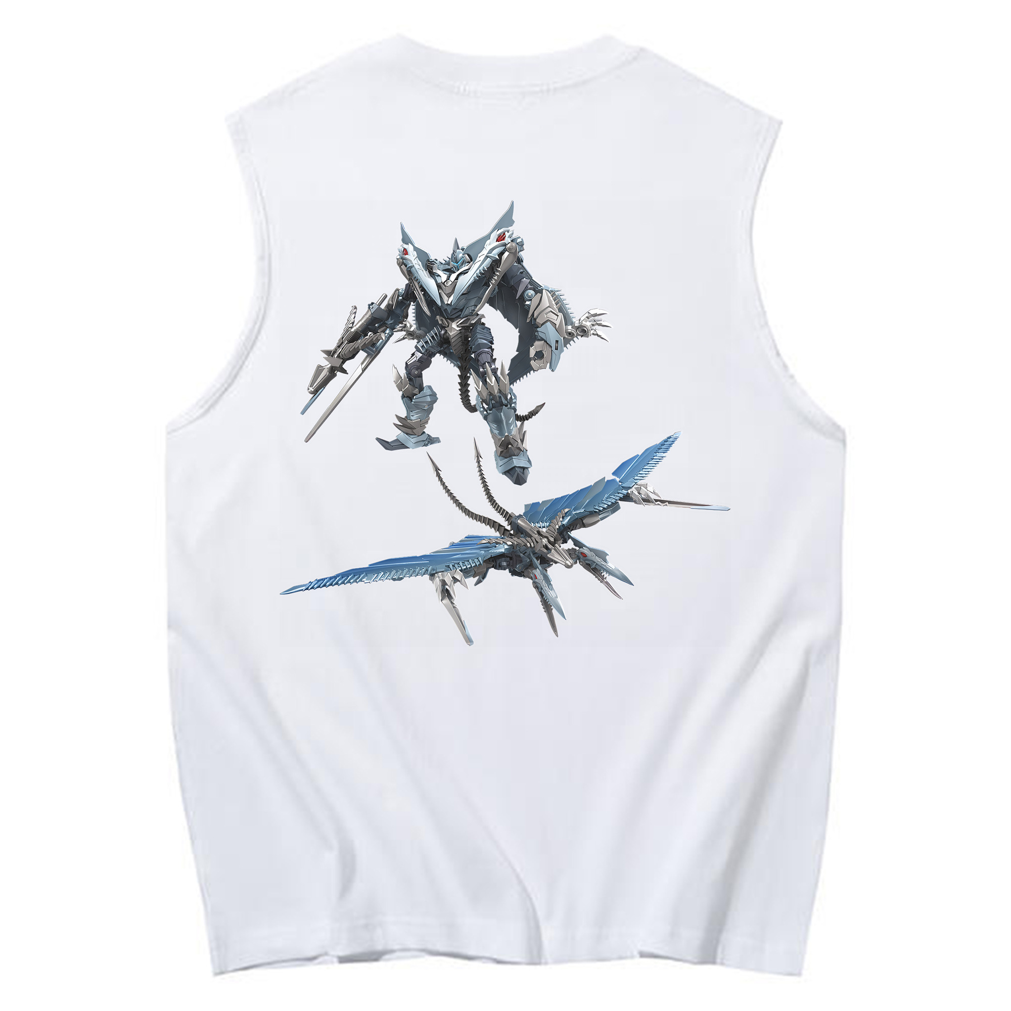 （画像用） Transformers トランスフォーマー コットン100％タンクトップ（背面プリント）