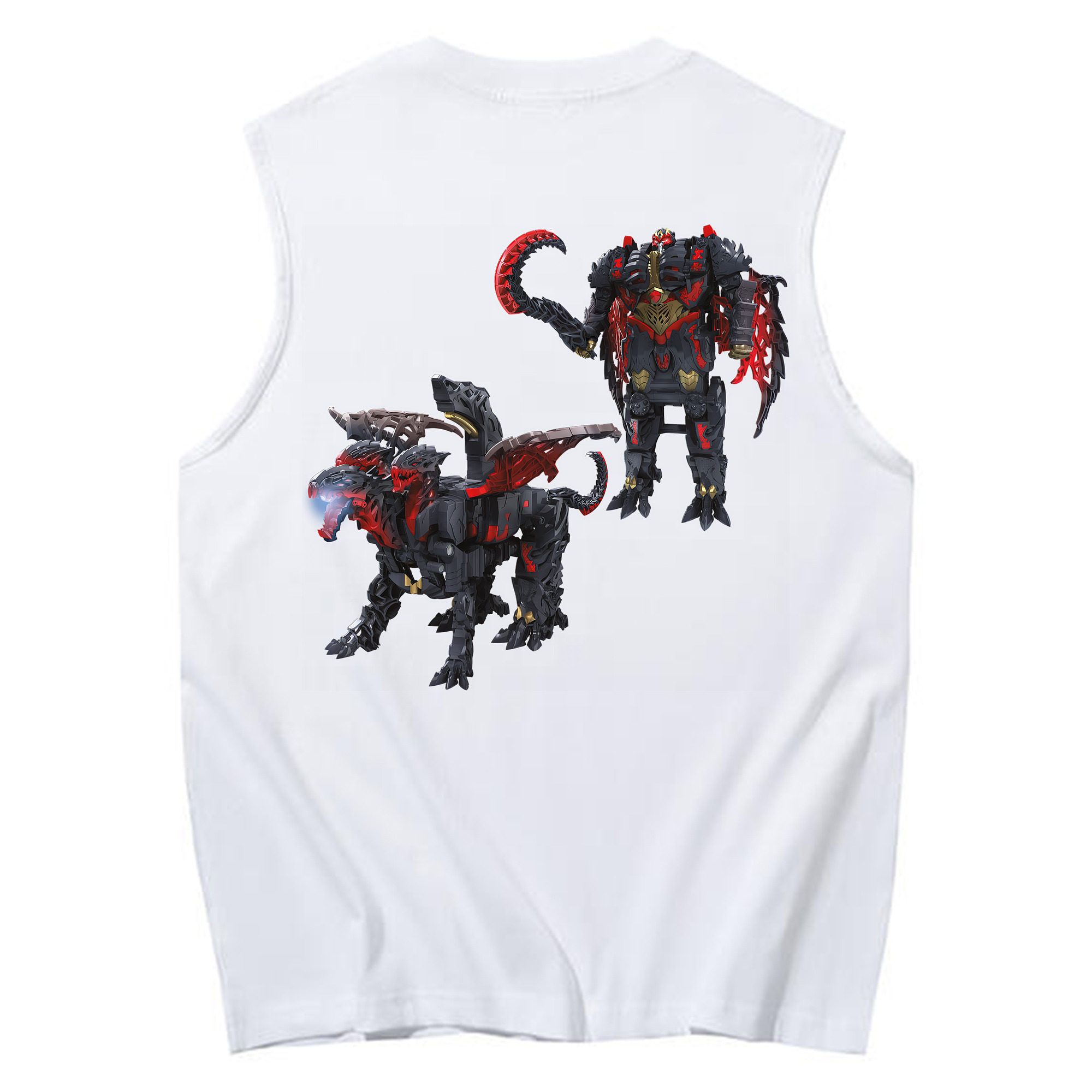 （画像用） Transformers トランスフォーマー コットン100％タンクトップ（背面プリント）