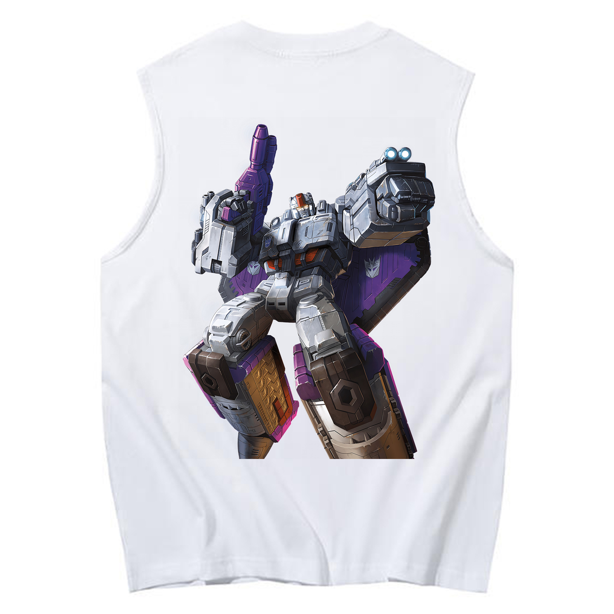 （画像用） Transformers トランスフォーマー コットン100％タンクトップ（背面プリント）