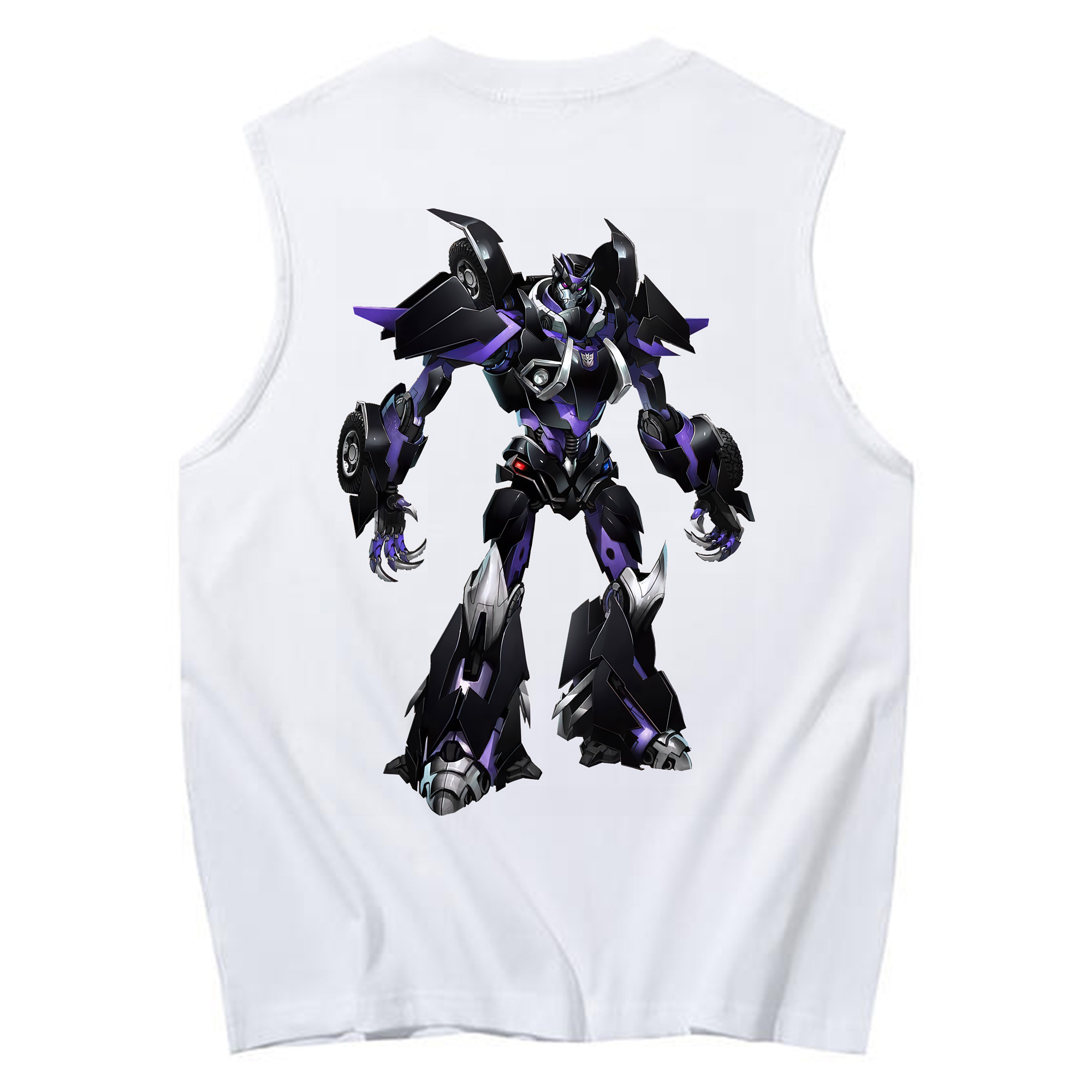 （画像用） Transformers トランスフォーマー コットン100％タンクトップ（背面プリント）