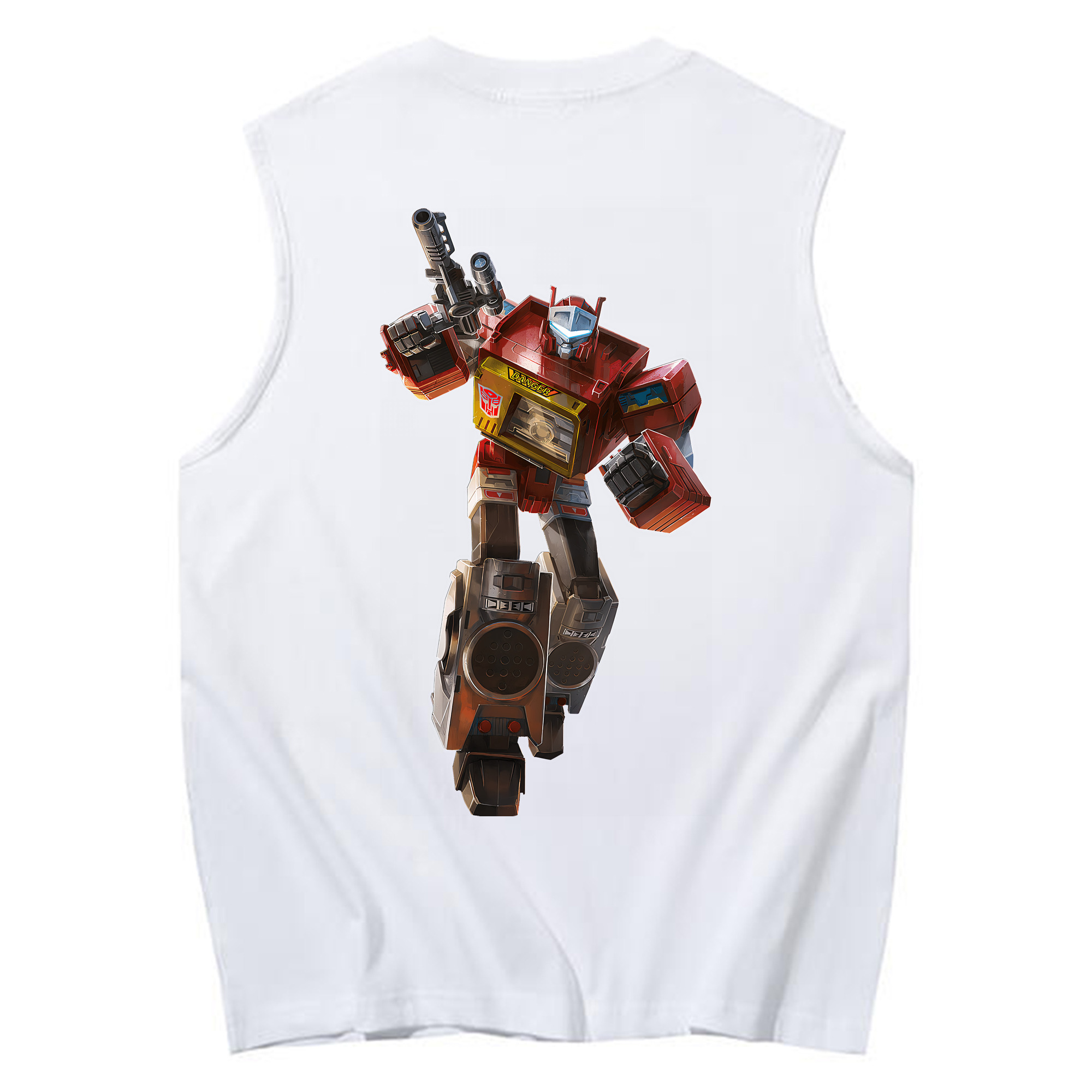 （画像用） Transformers トランスフォーマー コットン100％タンクトップ（背面プリント）