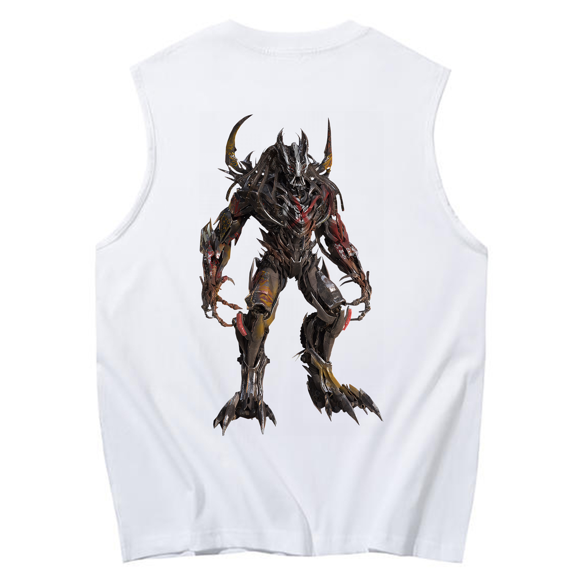 （画像用） Transformers トランスフォーマー コットン100％タンクトップ（背面プリント）