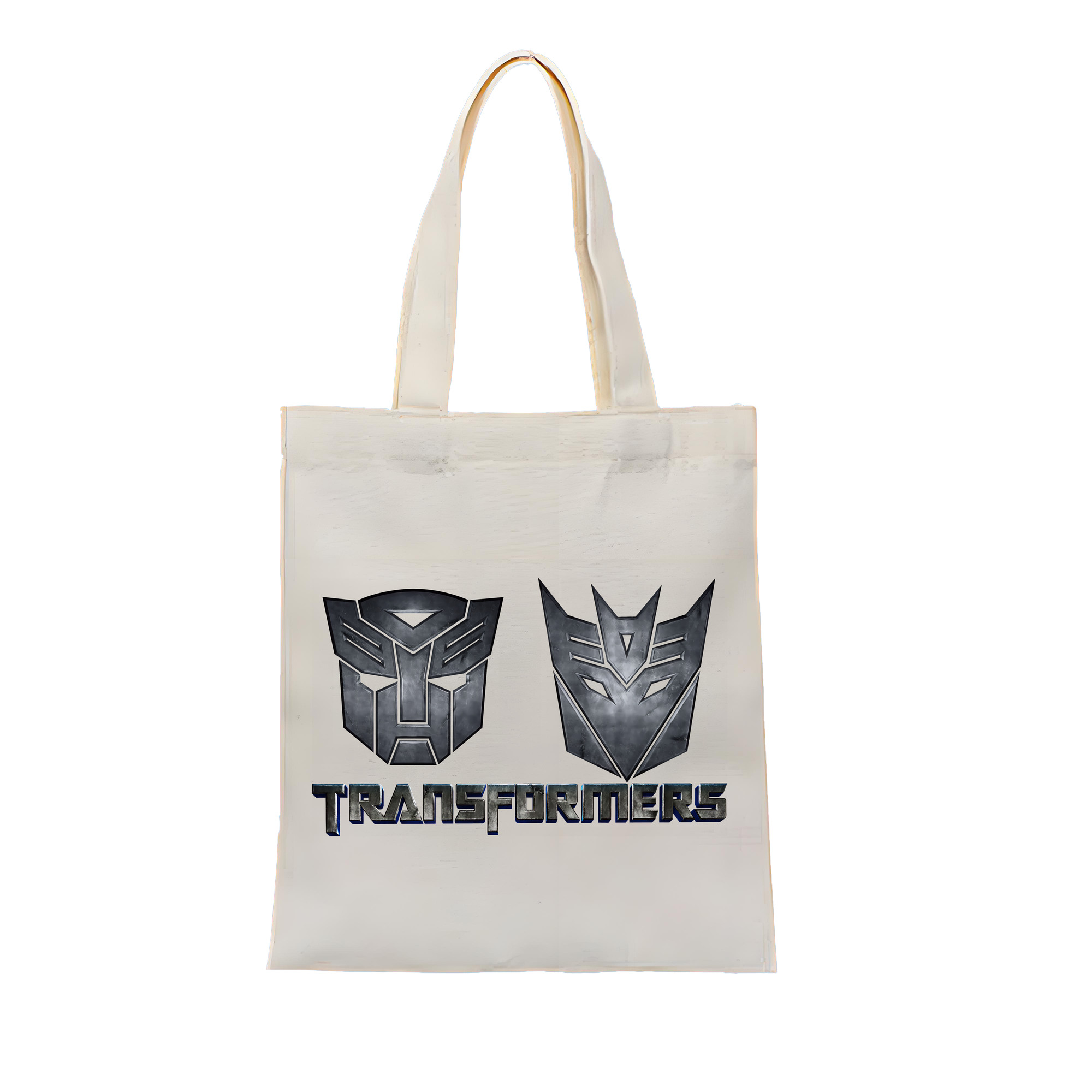 （画像用） Transformers トランスフォーマー 縦型キャンバス生地手提げバッグ　トートバッグ