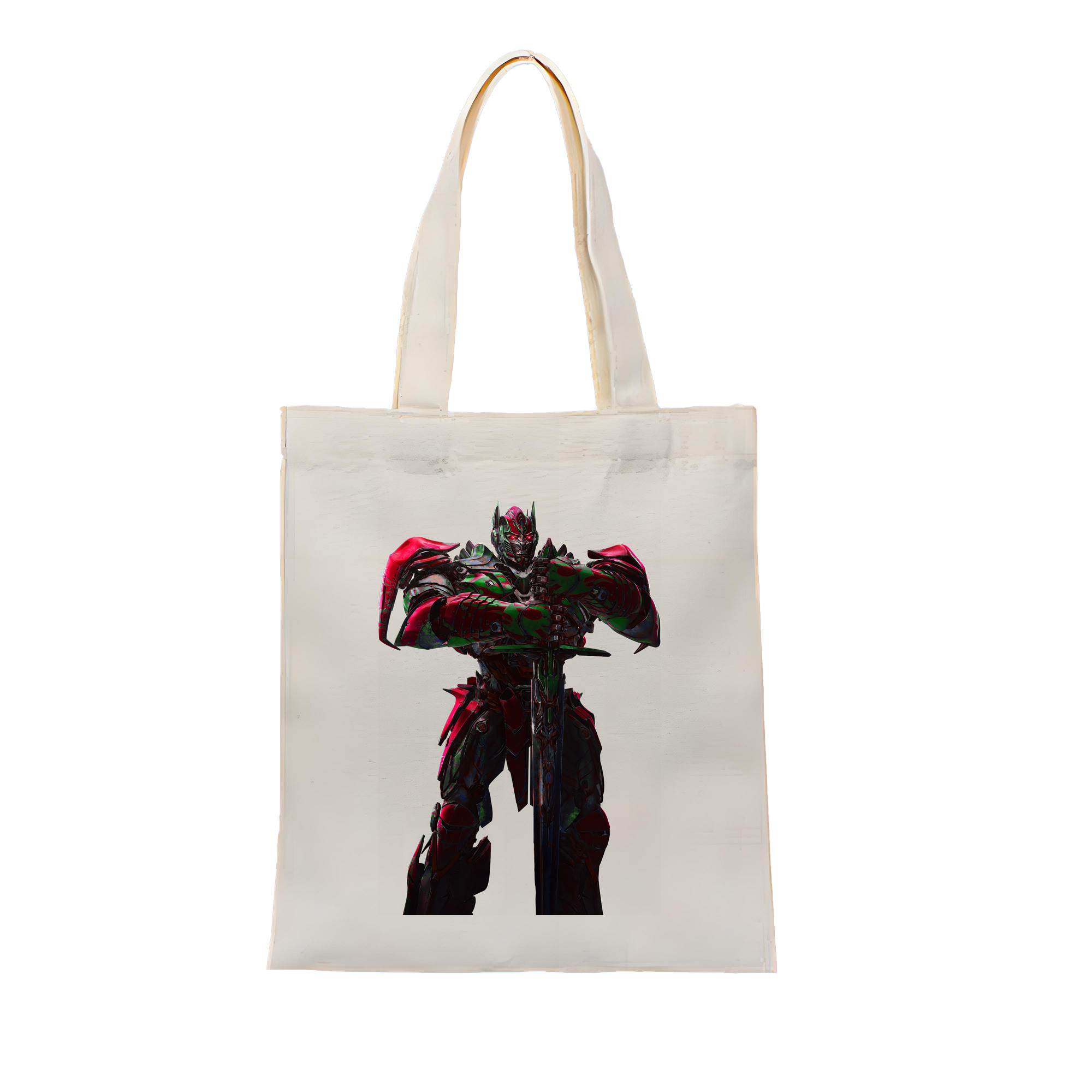 （画像用） Transformers トランスフォーマー 縦型キャンバス生地手提げバッグ　トートバッグ