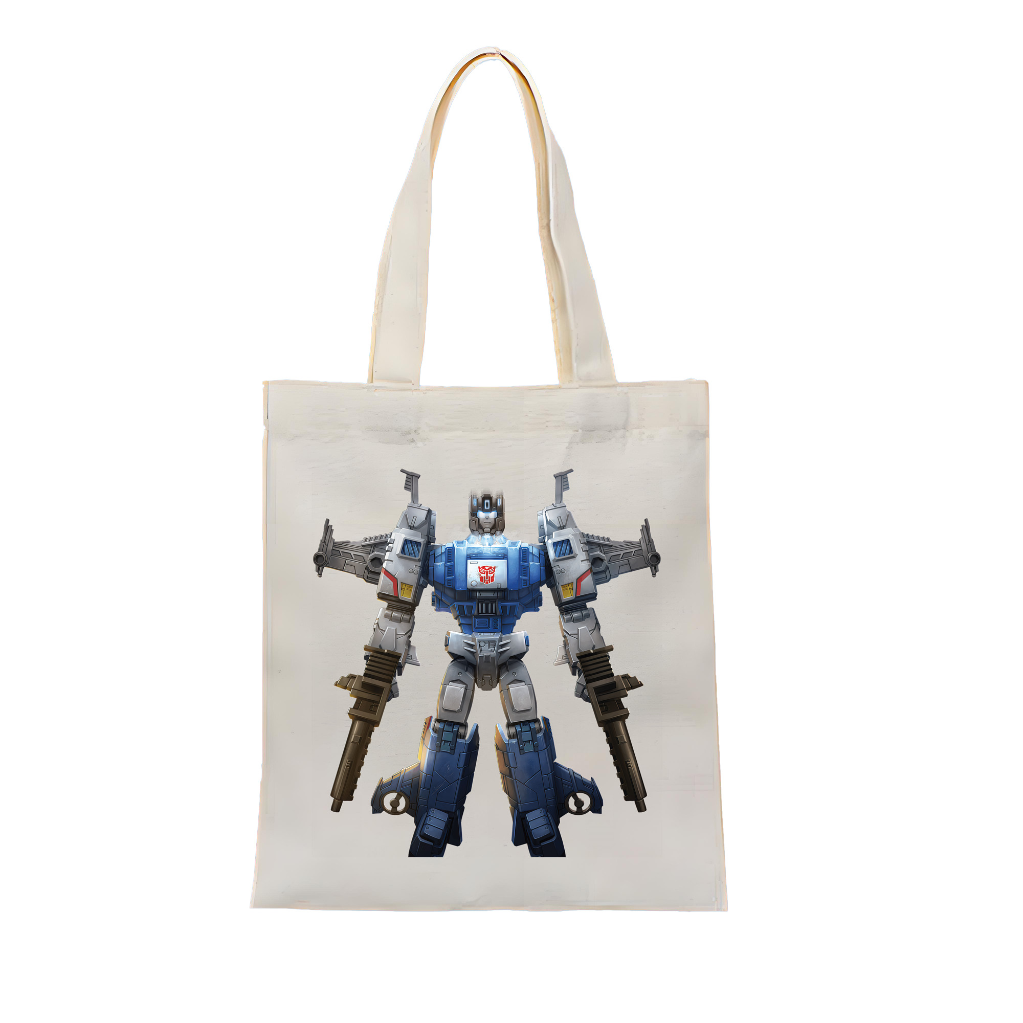 （画像用） Transformers トランスフォーマー 縦型キャンバス生地手提げバッグ　トートバッグ