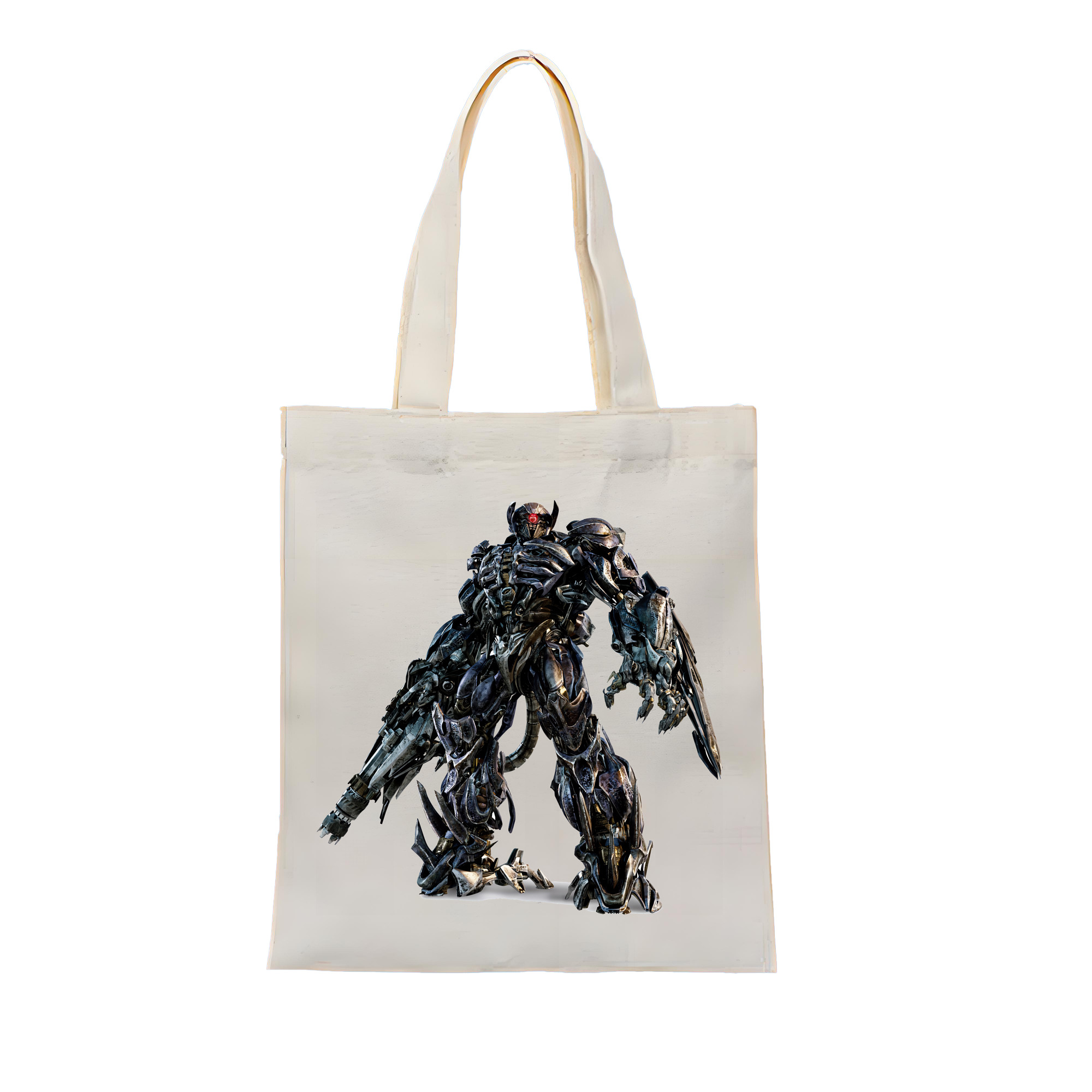 （画像用） Transformers トランスフォーマー 縦型キャンバス生地手提げバッグ　トートバッグ