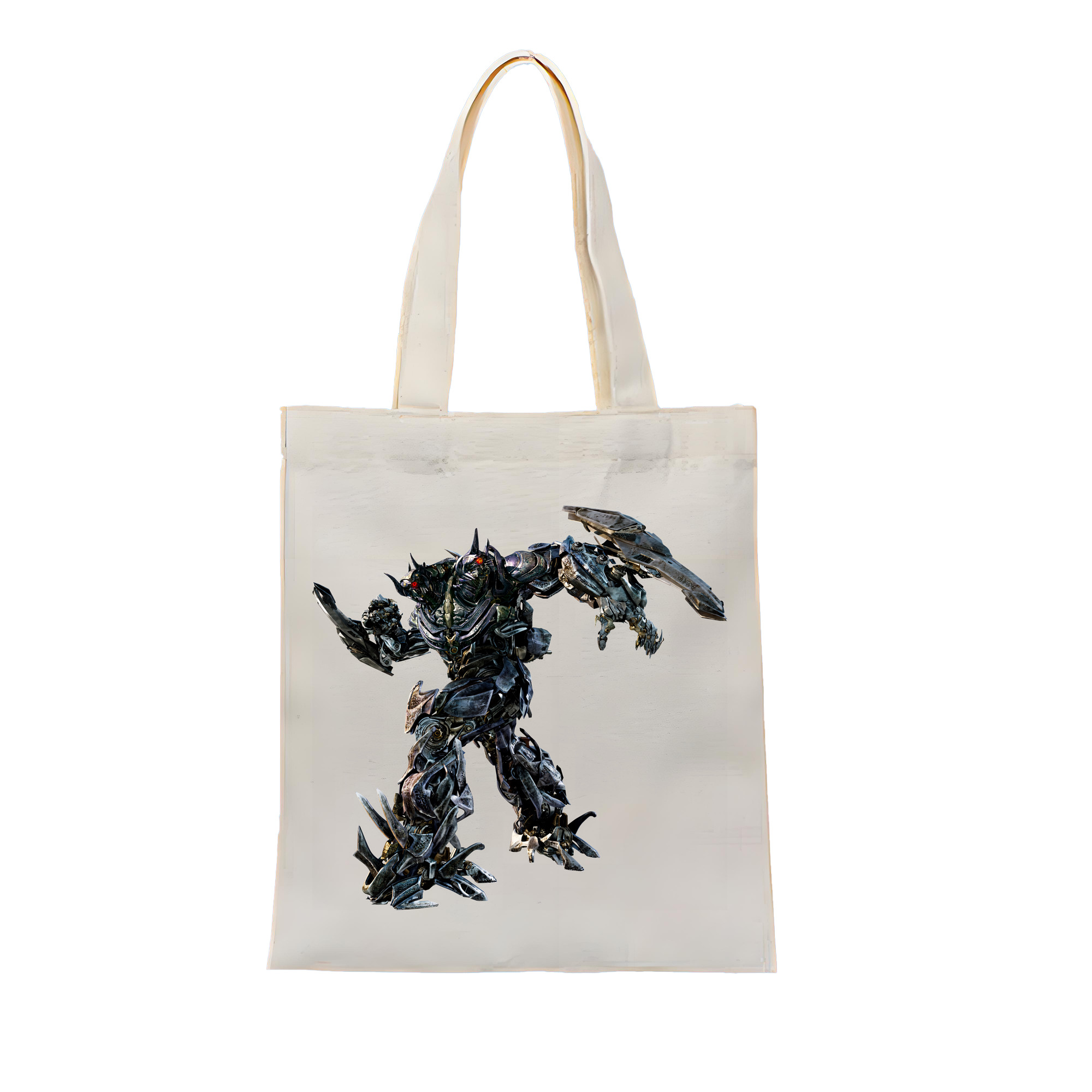 （画像用） Transformers トランスフォーマー 縦型キャンバス生地手提げバッグ　トートバッグ