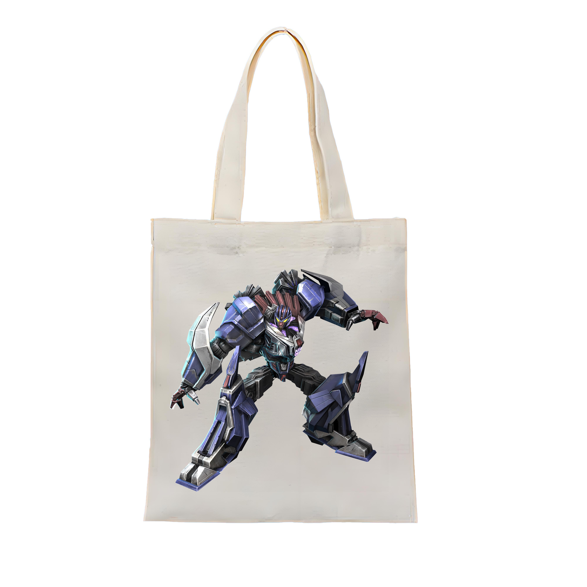 （画像用） Transformers トランスフォーマー 縦型キャンバス生地手提げバッグ　トートバッグ