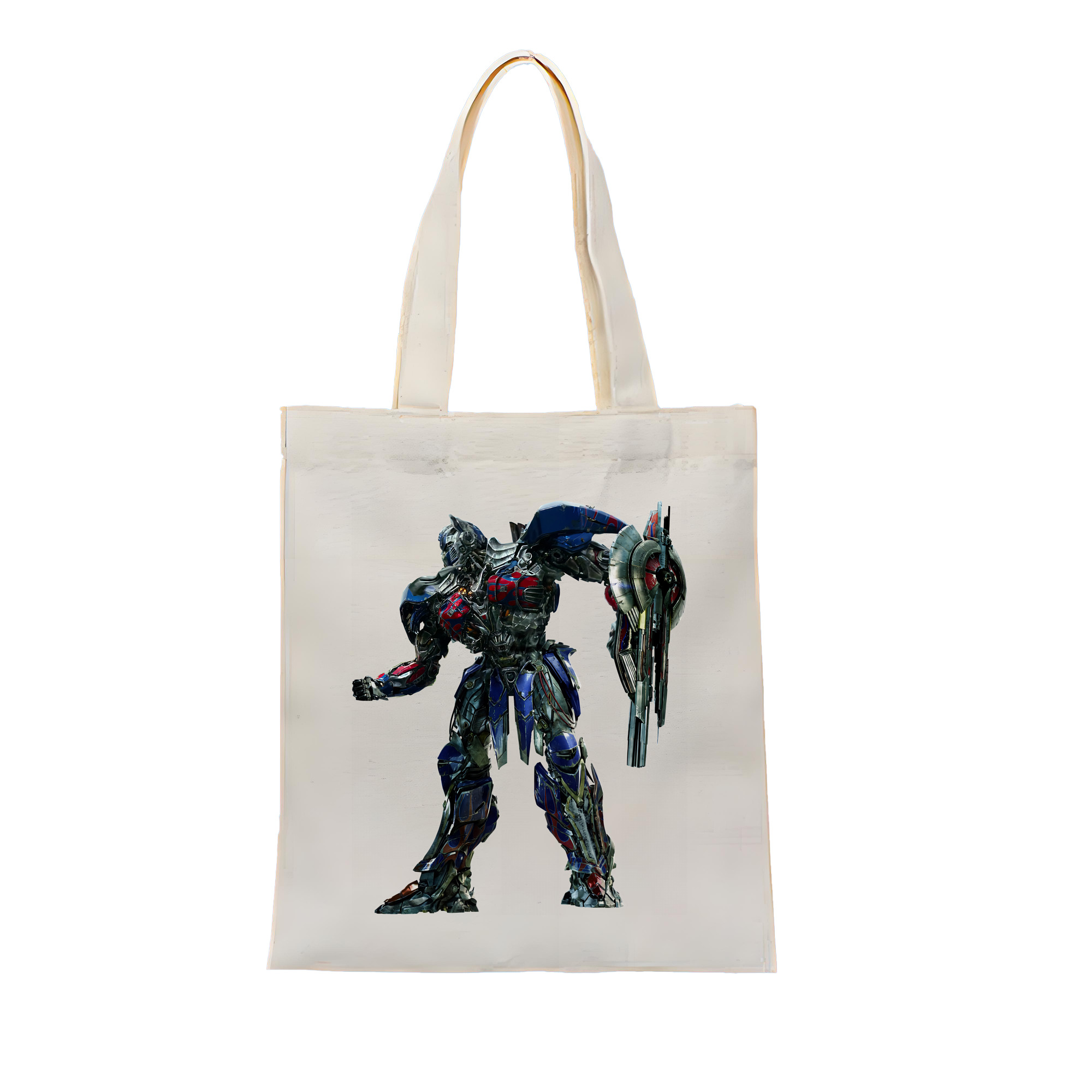 （画像用） Transformers トランスフォーマー 縦型キャンバス生地手提げバッグ　トートバッグ