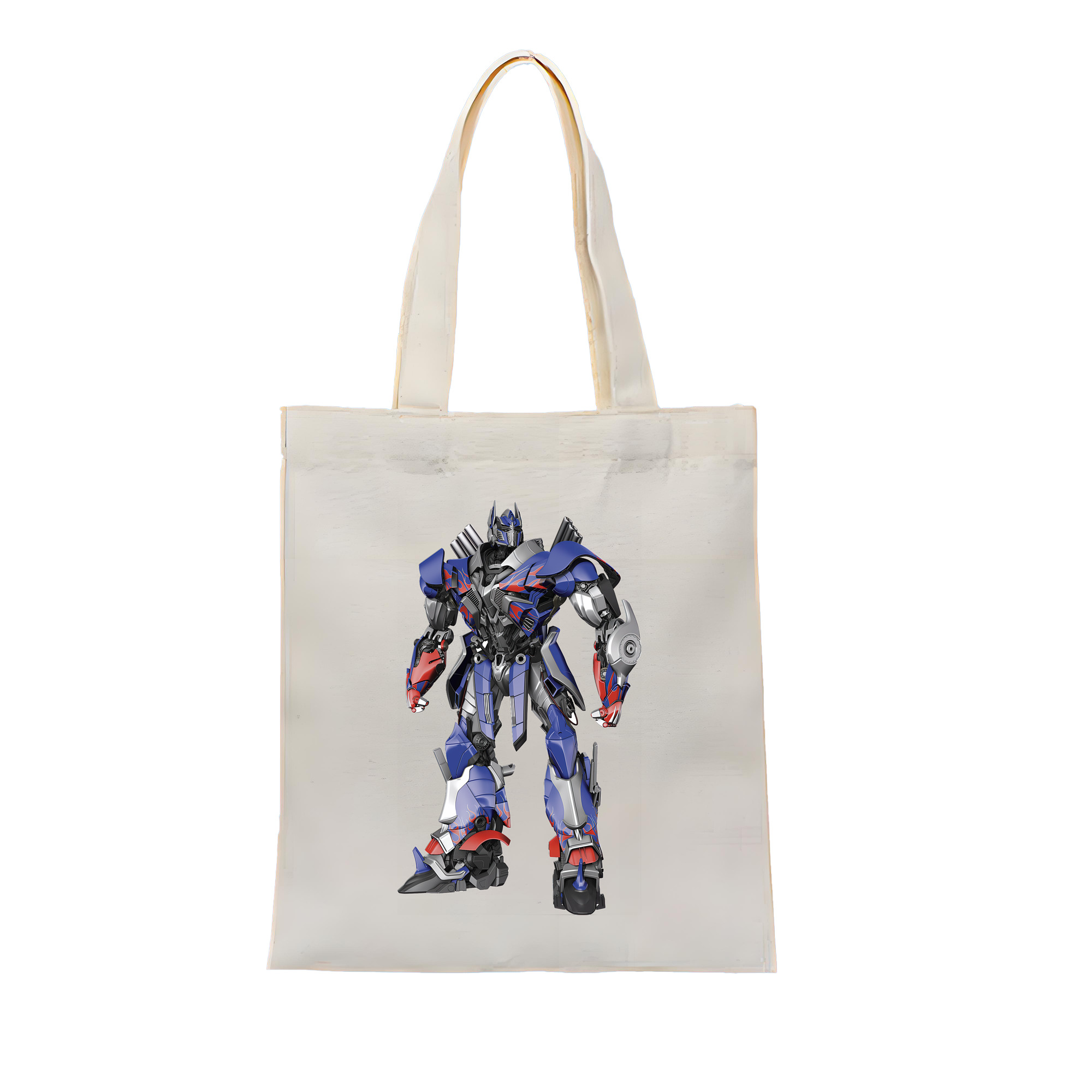 （画像用） Transformers トランスフォーマー 縦型キャンバス生地手提げバッグ　トートバッグ