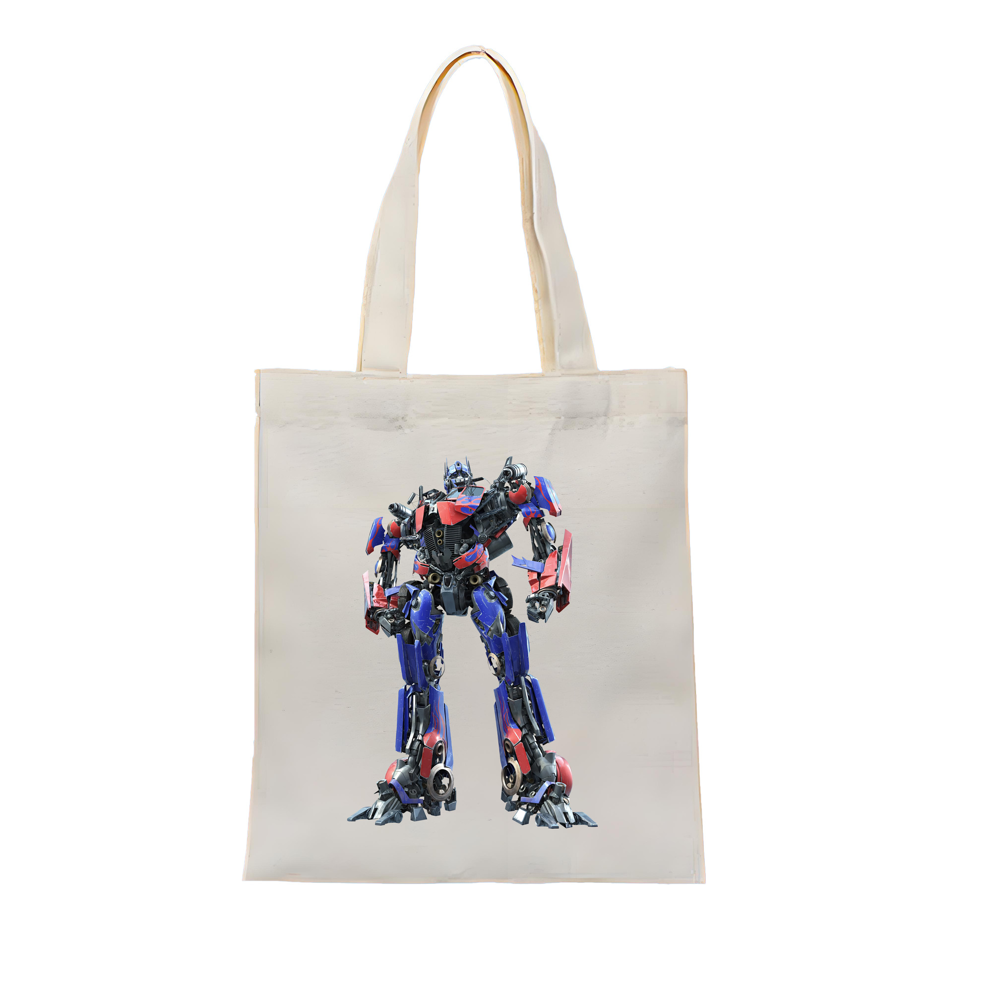 （画像用） Transformers トランスフォーマー 縦型キャンバス生地手提げバッグ　トートバッグ