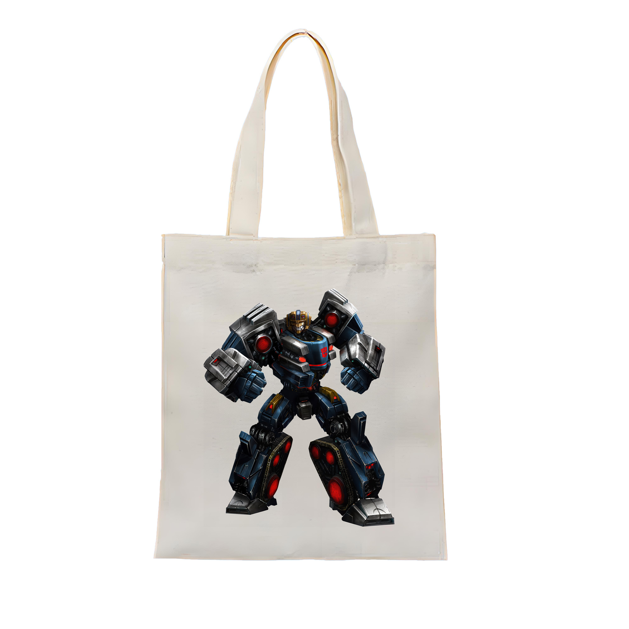 （画像用） Transformers トランスフォーマー 縦型キャンバス生地手提げバッグ　トートバッグ