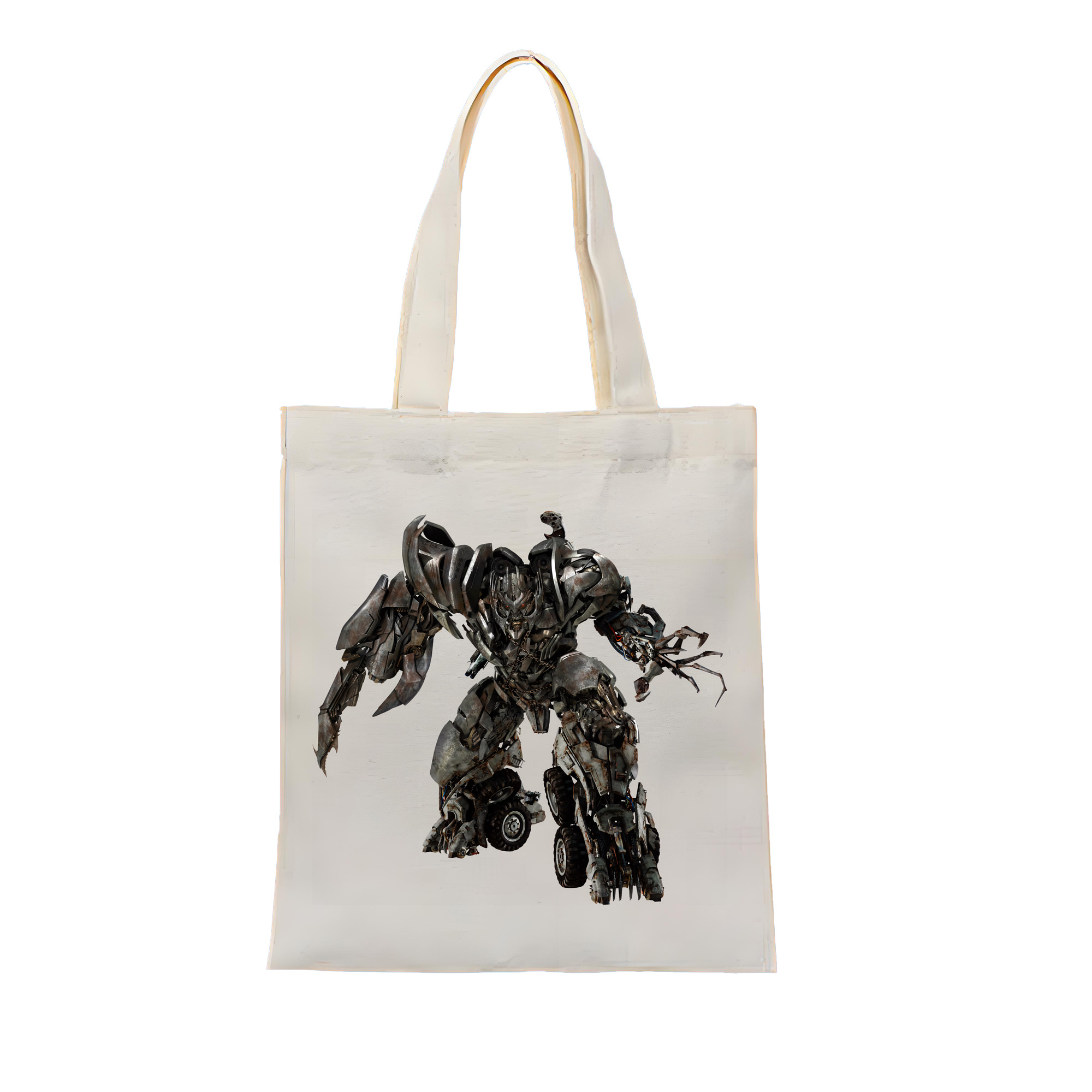 （画像用） Transformers トランスフォーマー 縦型キャンバス生地手提げバッグ　トートバッグ