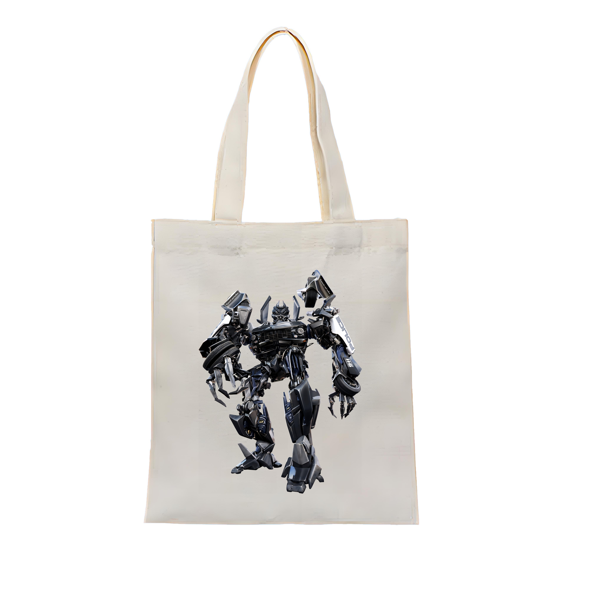 （画像用） Transformers トランスフォーマー 縦型キャンバス生地手提げバッグ　トートバッグ
