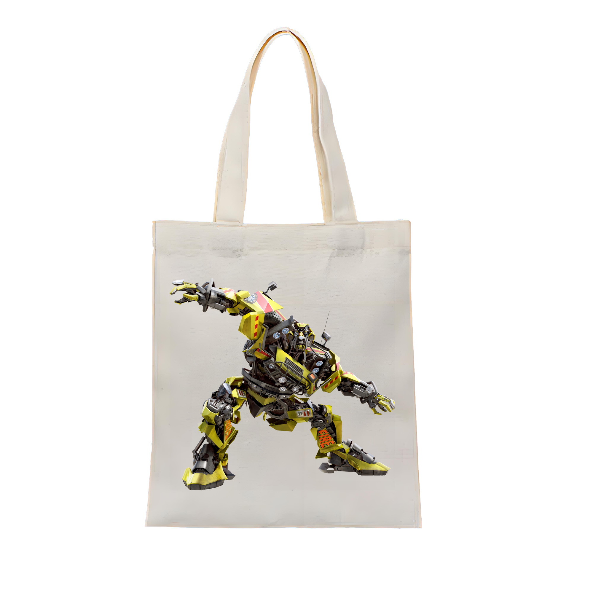 （画像用） Transformers トランスフォーマー 縦型キャンバス生地手提げバッグ　トートバッグ