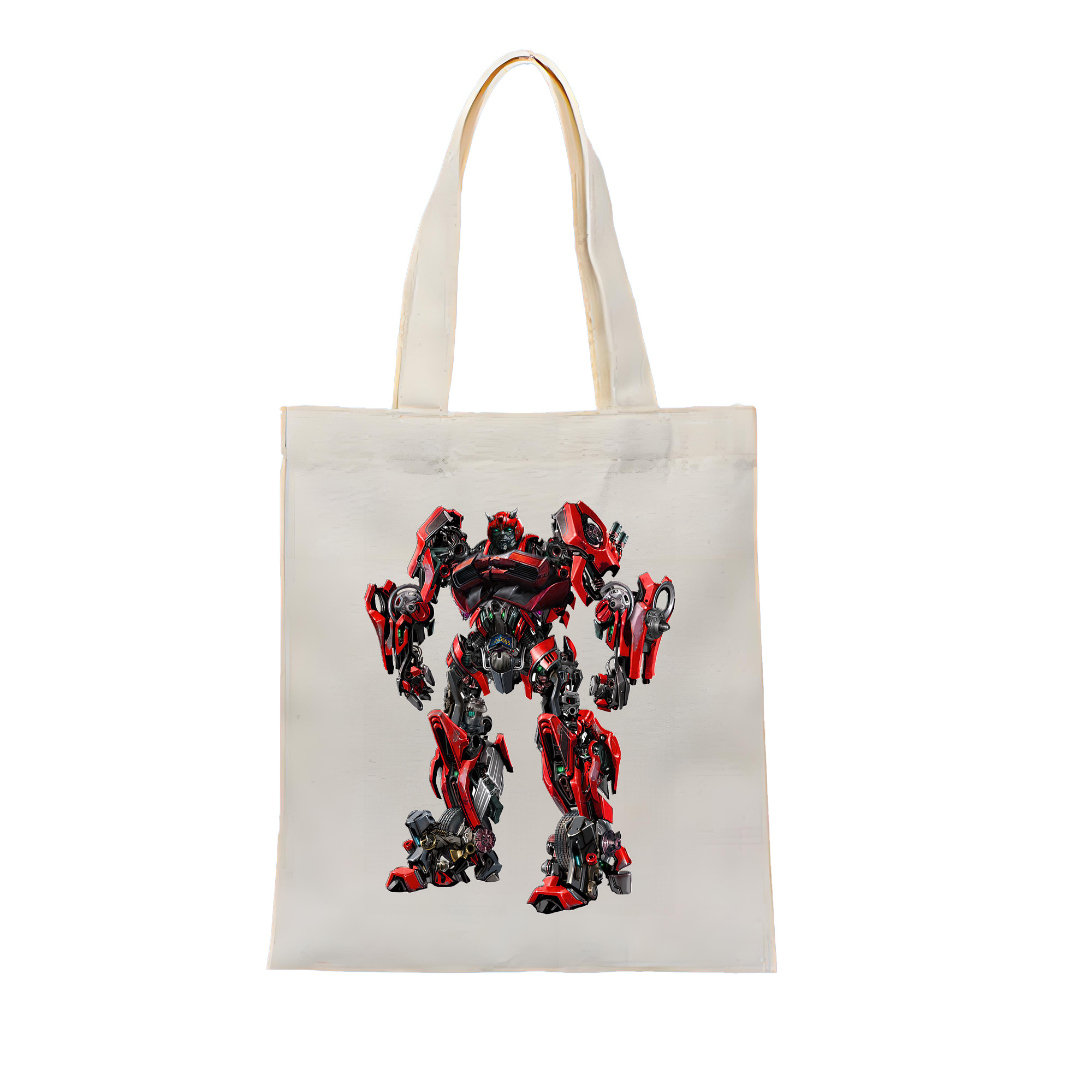 （画像用） Transformers トランスフォーマー 縦型キャンバス生地手提げバッグ　トートバッグ