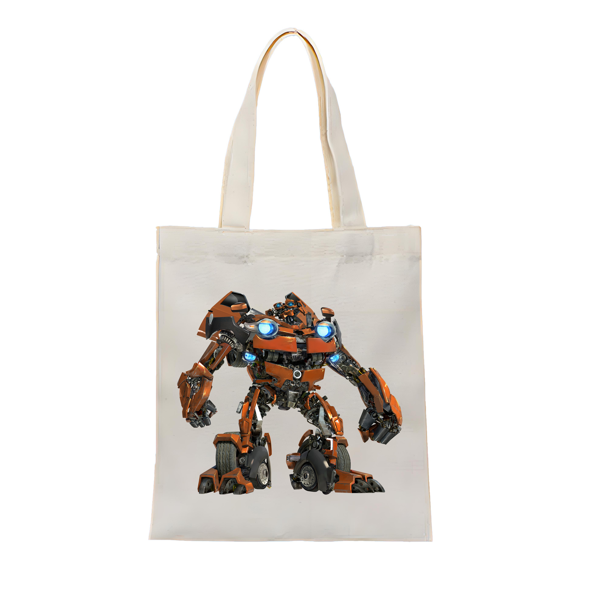 （画像用） Transformers トランスフォーマー 縦型キャンバス生地手提げバッグ　トートバッグ
