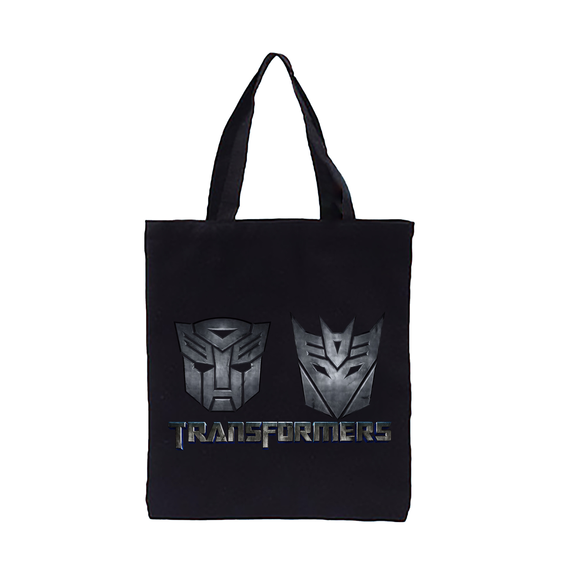 （画像用） Transformers トランスフォーマー 縦型キャンバス生地手提げバッグ　トートバッグ