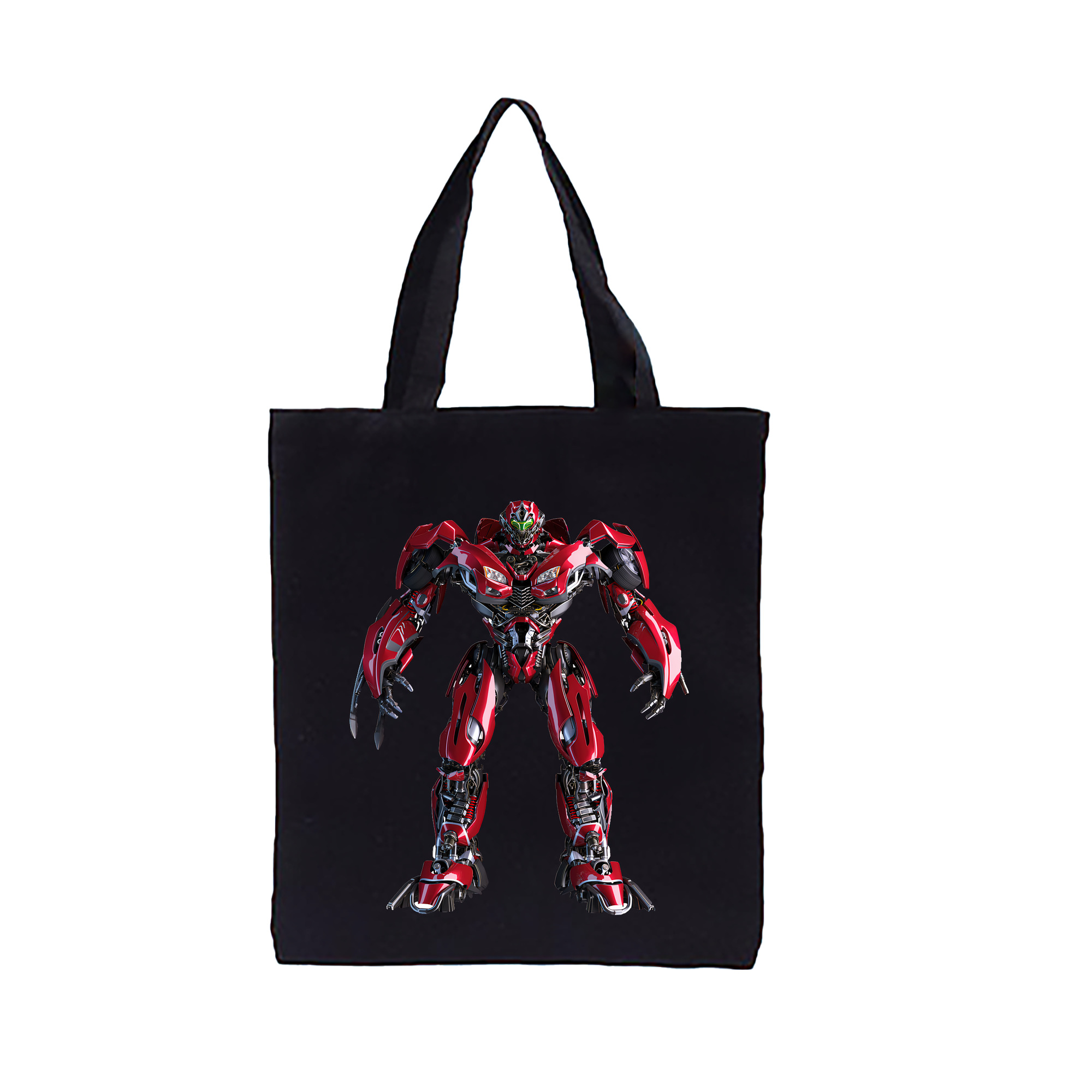 （画像用） Transformers トランスフォーマー 縦型キャンバス生地手提げバッグ　トートバッグ