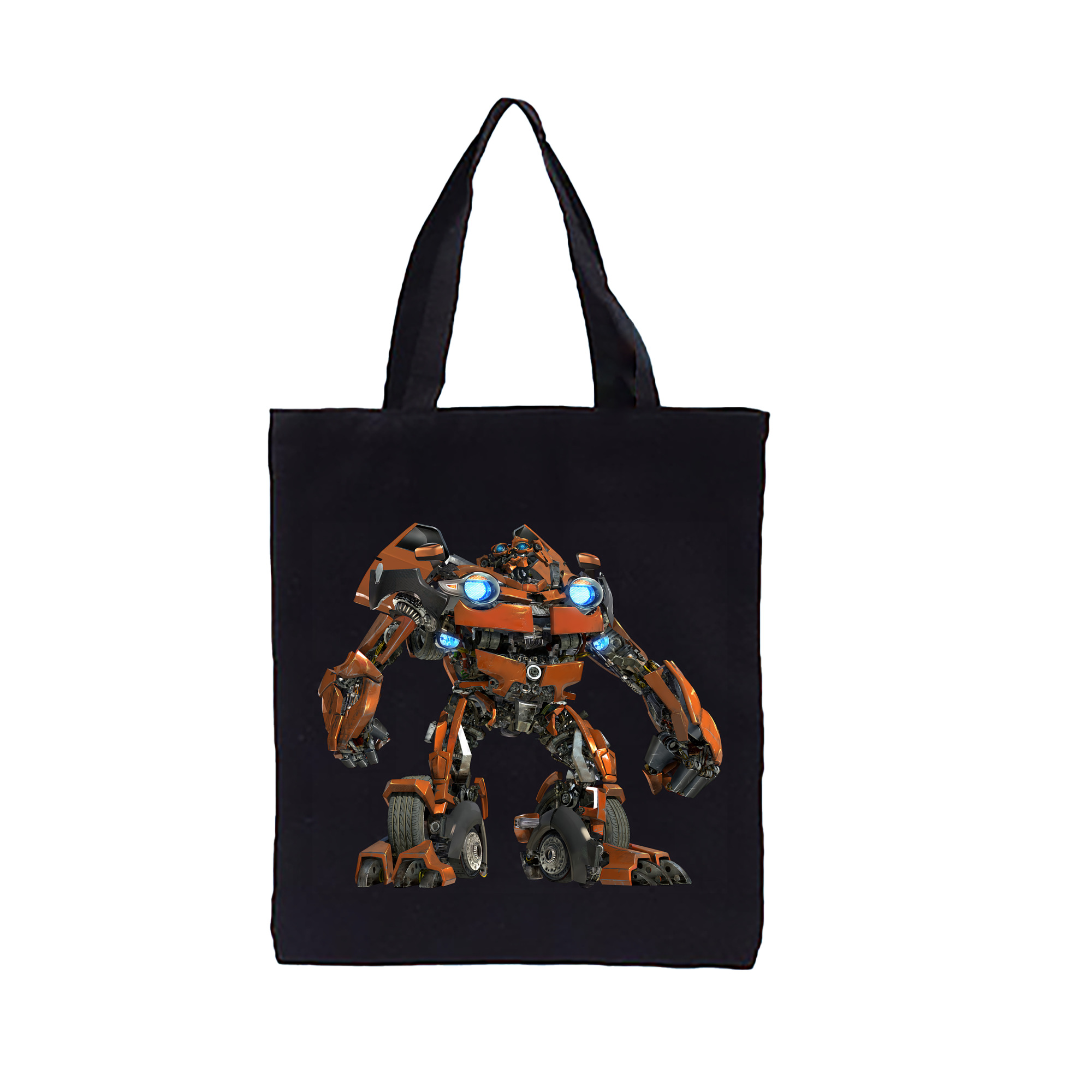 （画像用） Transformers トランスフォーマー 縦型キャンバス生地手提げバッグ　トートバッグ