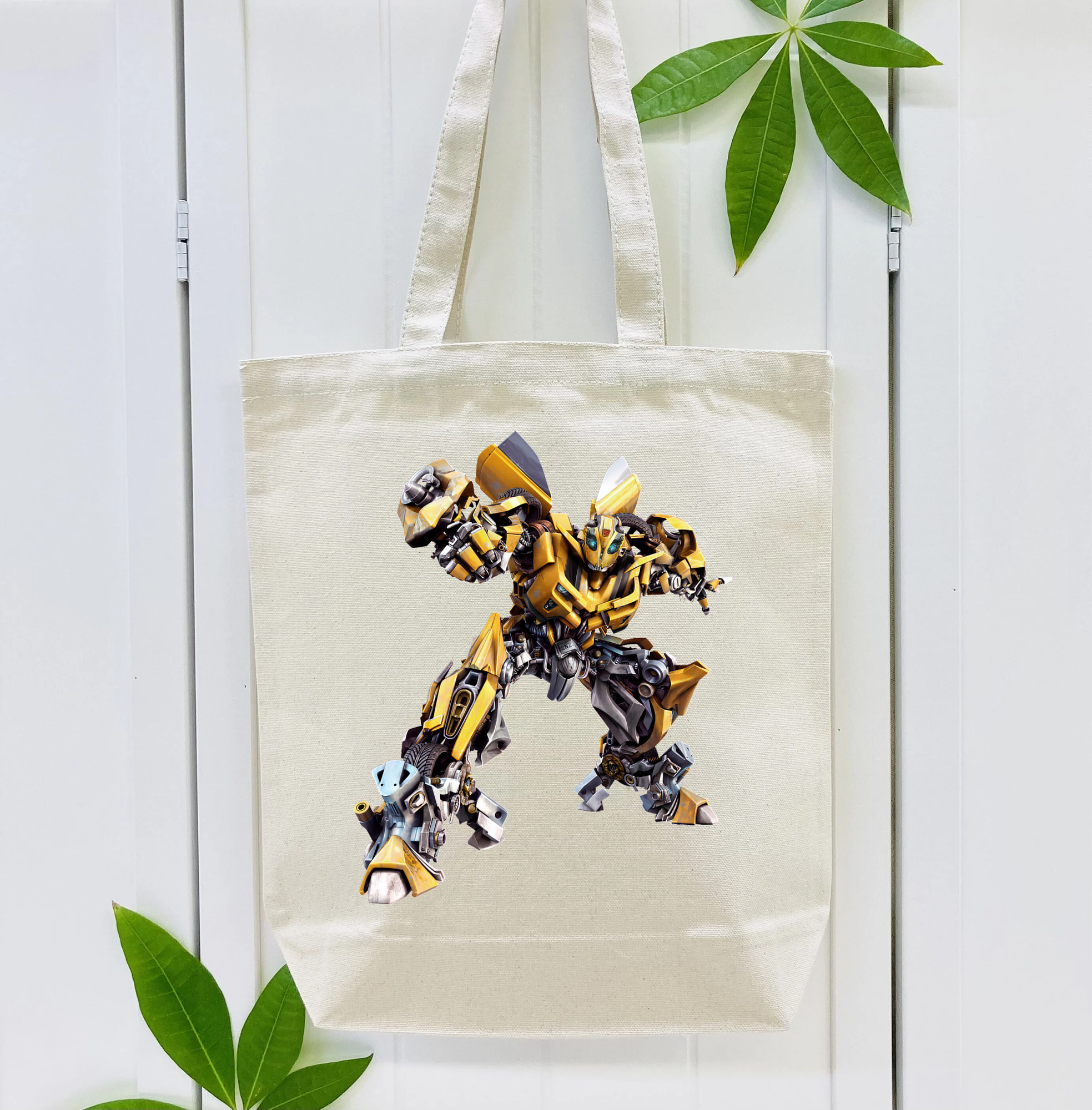 Transformers トランスフォーマー 縦型キャンバス生地手提げバッグ　トートバッグ