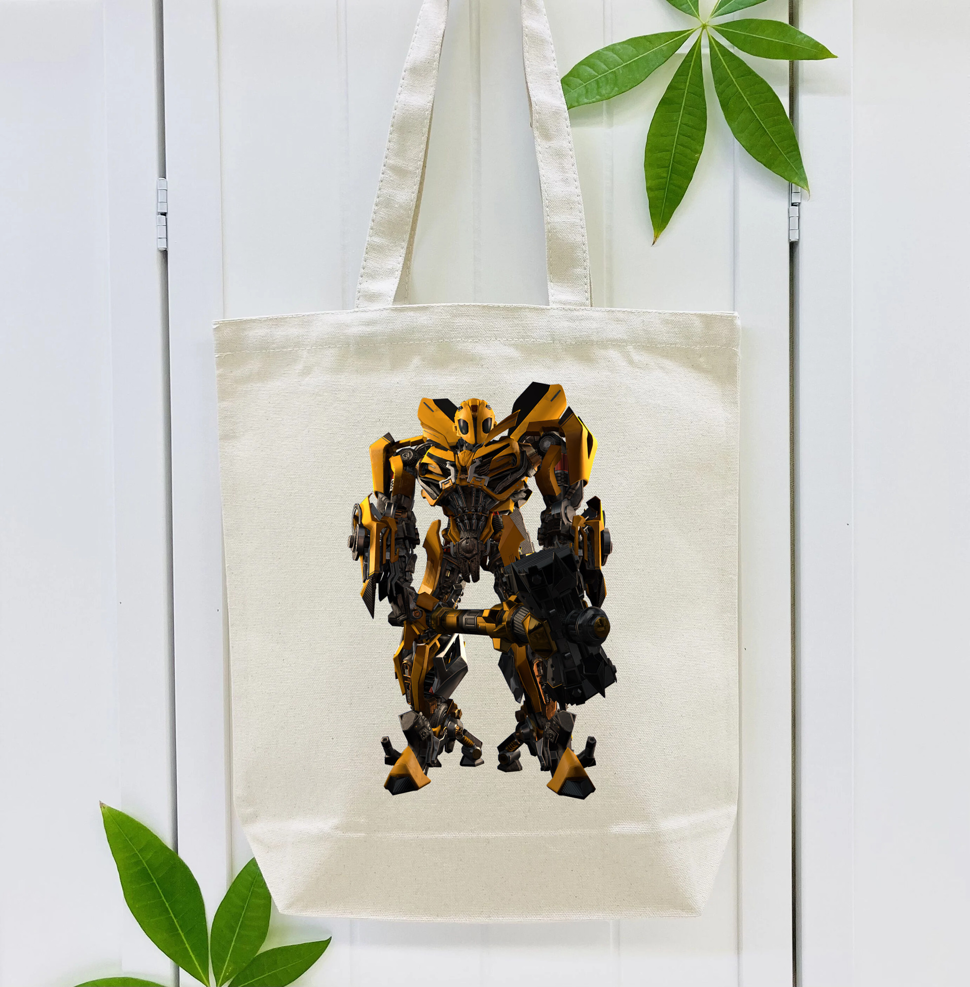 Transformers トランスフォーマー 縦型キャンバス生地手提げバッグ　トートバッグ