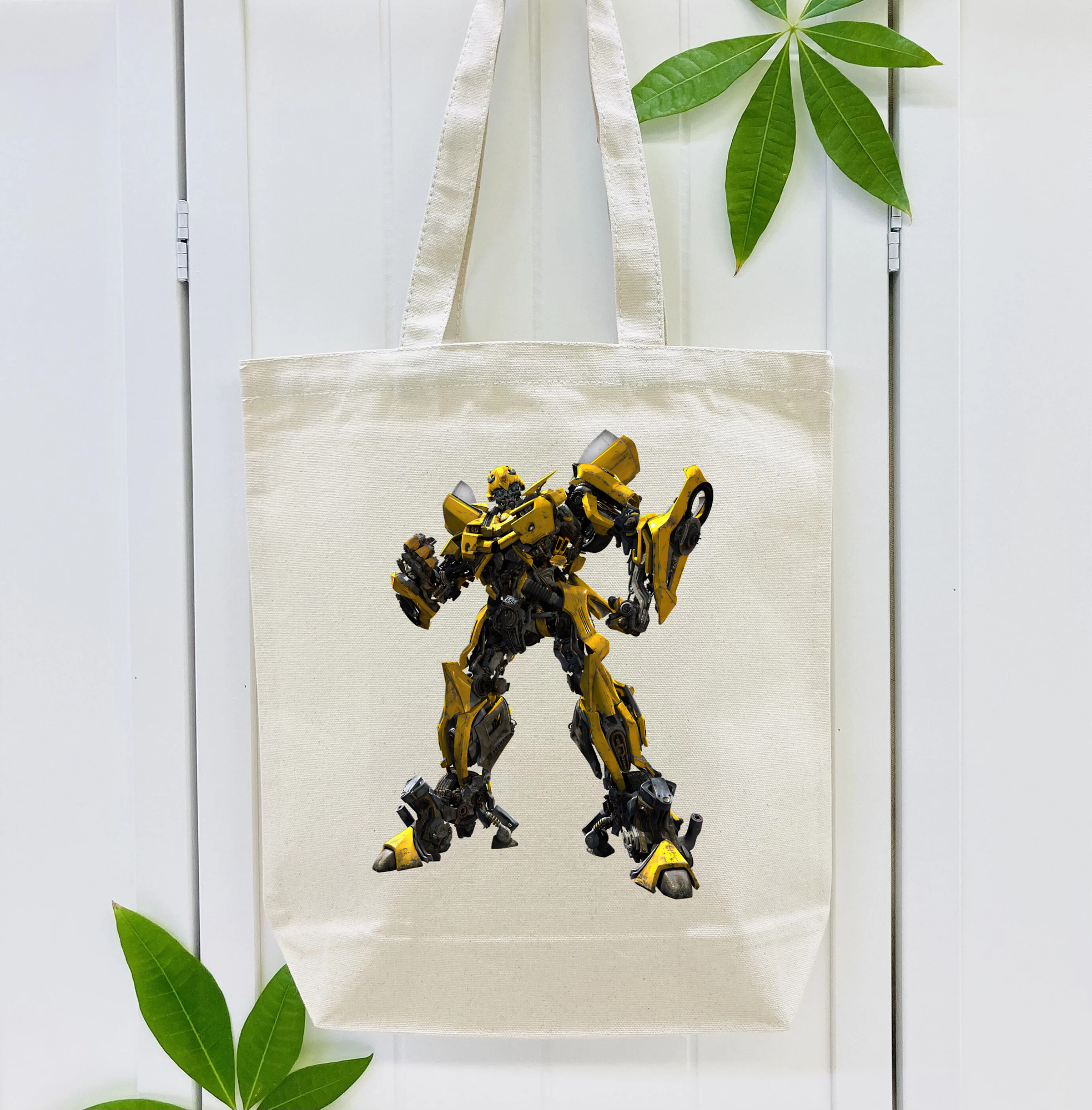 Transformers トランスフォーマー 縦型キャンバス生地手提げバッグ　トートバッグ
