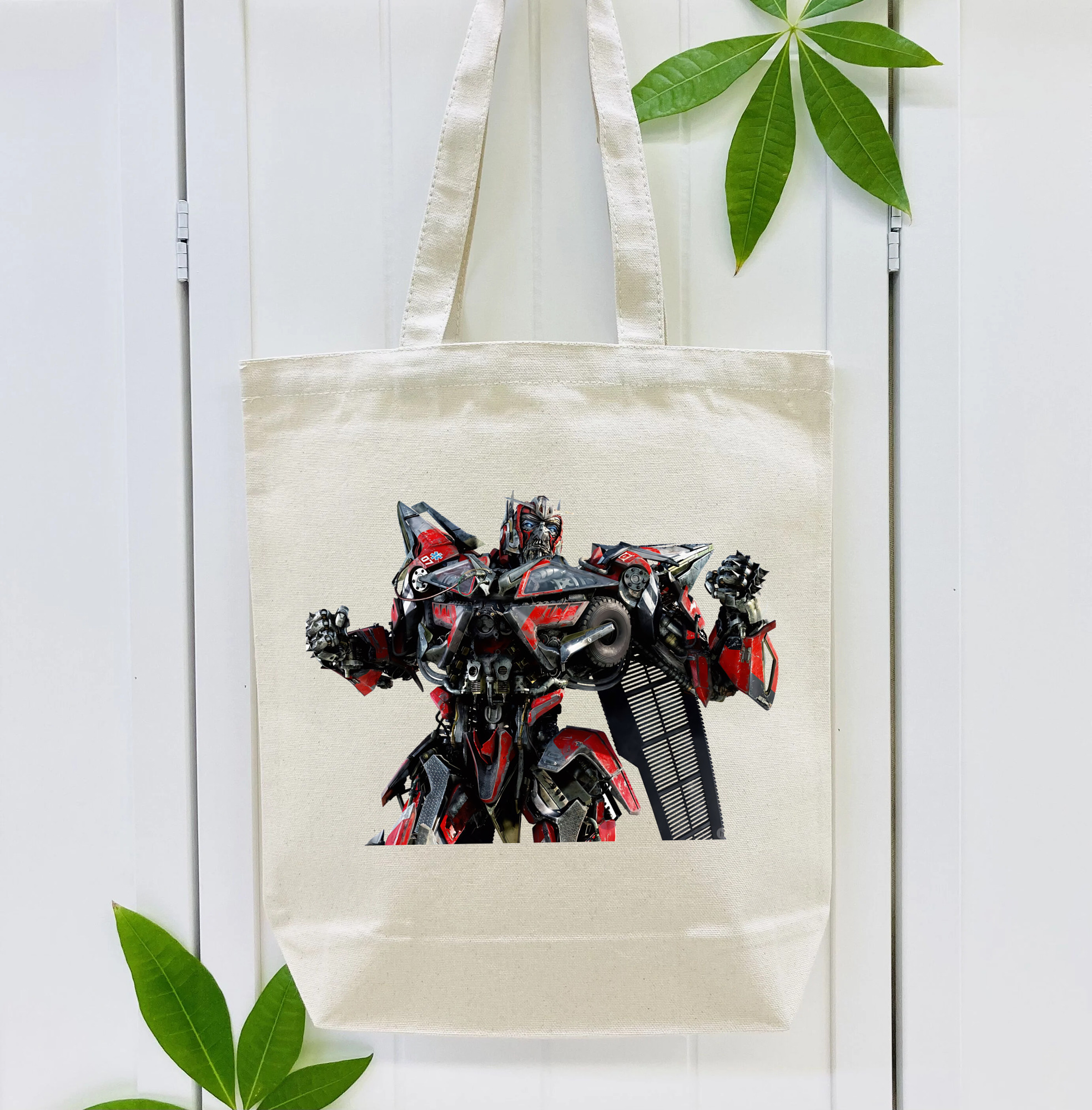 Transformers トランスフォーマー 縦型キャンバス生地手提げバッグ　トートバッグ