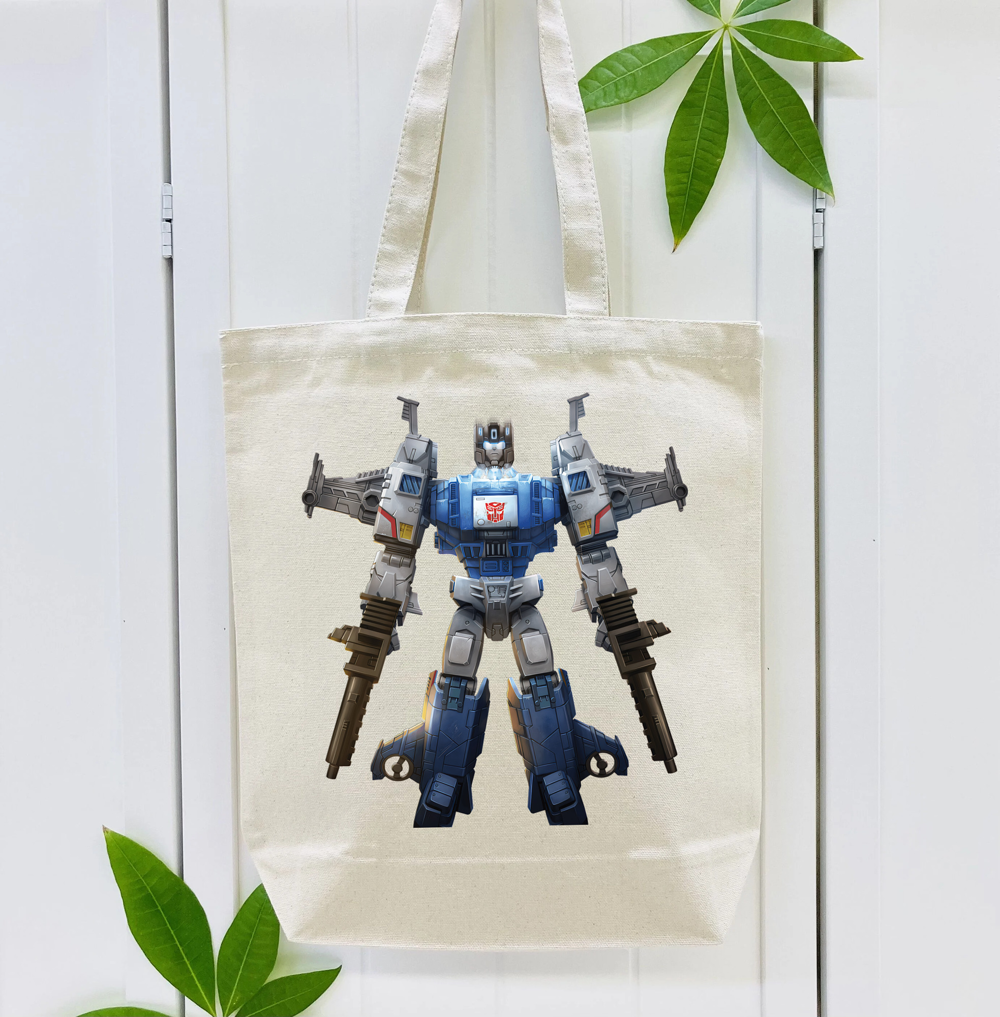 Transformers トランスフォーマー 縦型キャンバス生地手提げバッグ　トートバッグ