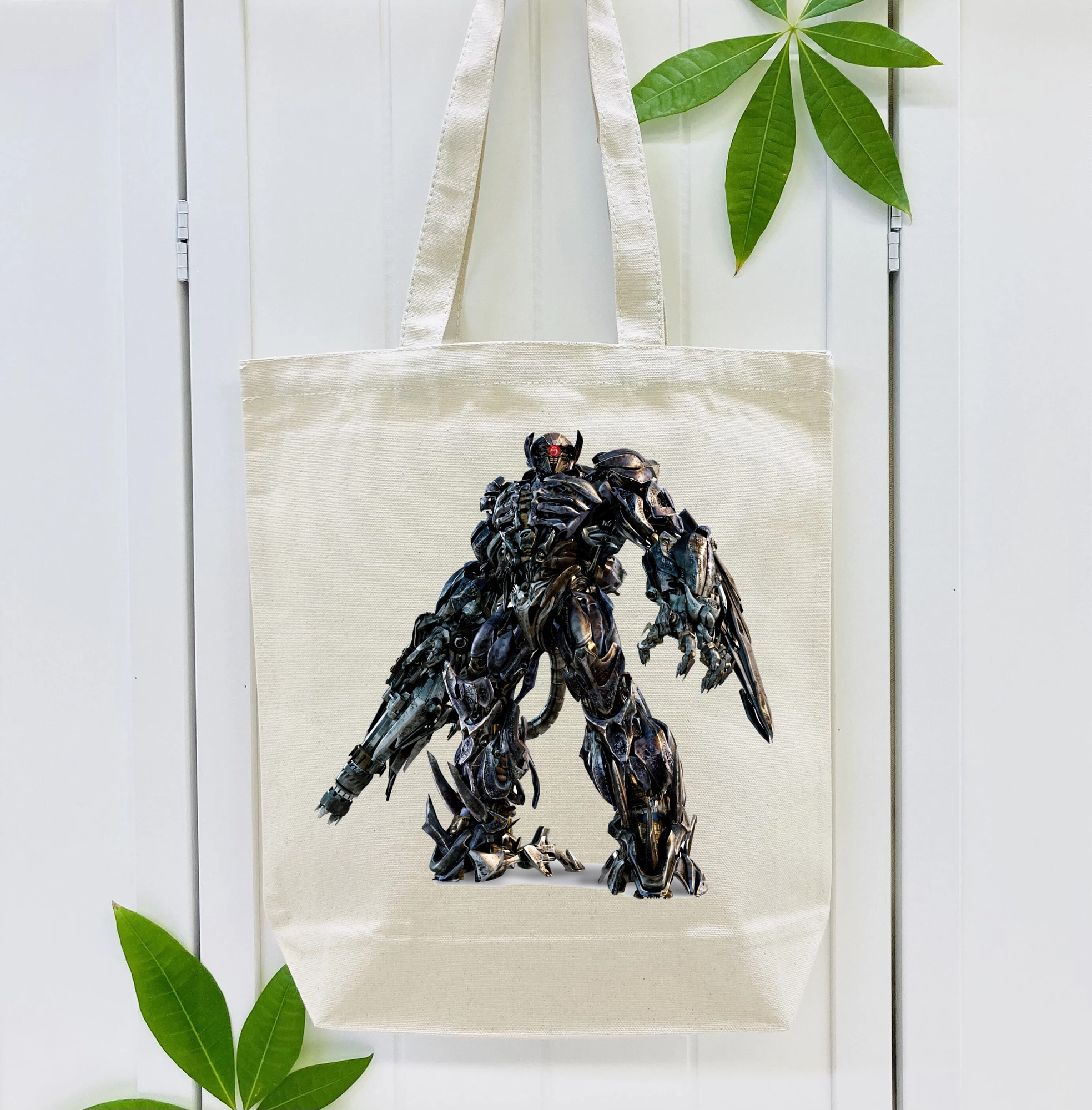 Transformers トランスフォーマー 縦型キャンバス生地手提げバッグ　トートバッグ