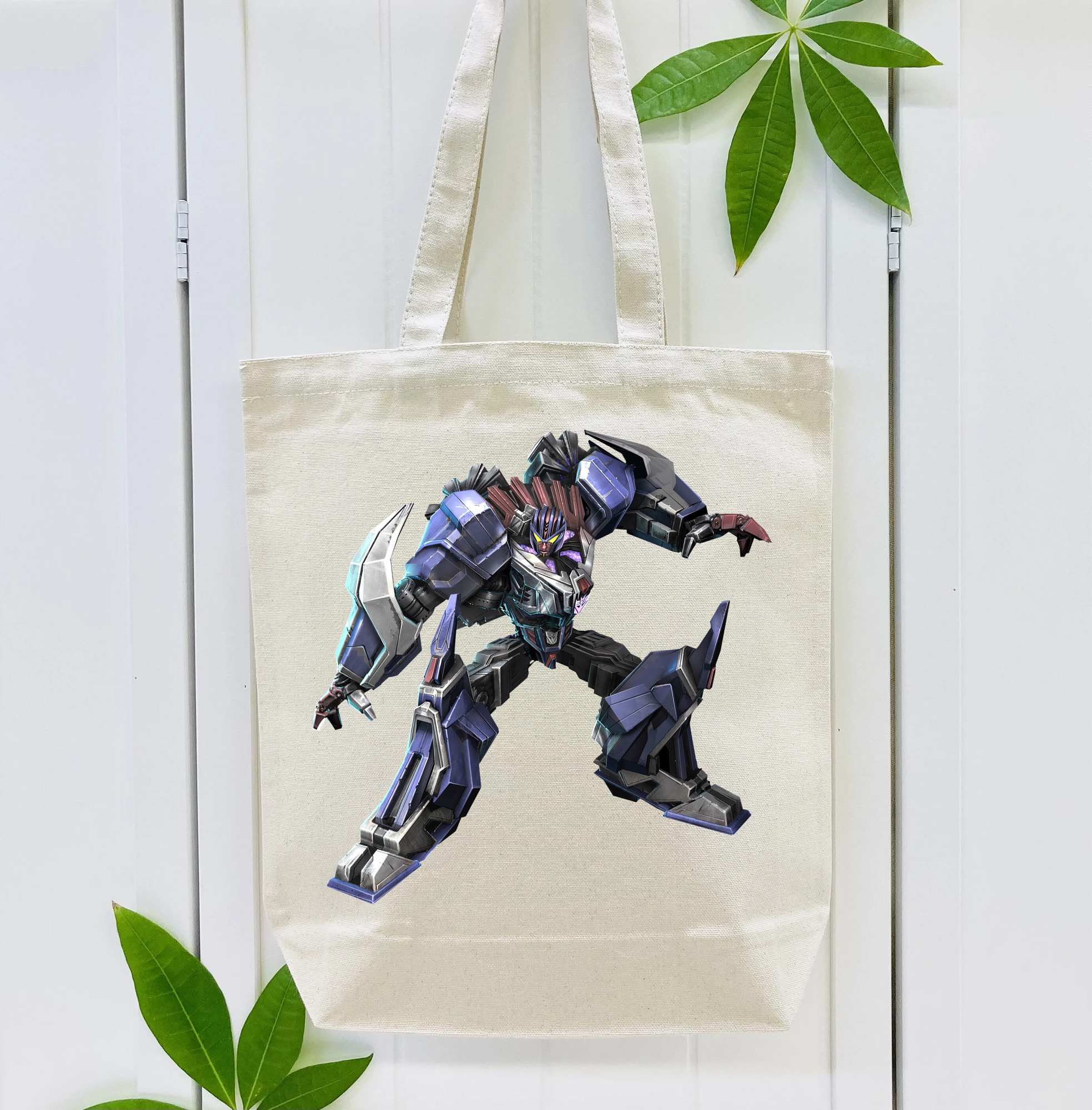 Transformers トランスフォーマー 縦型キャンバス生地手提げバッグ　トートバッグ