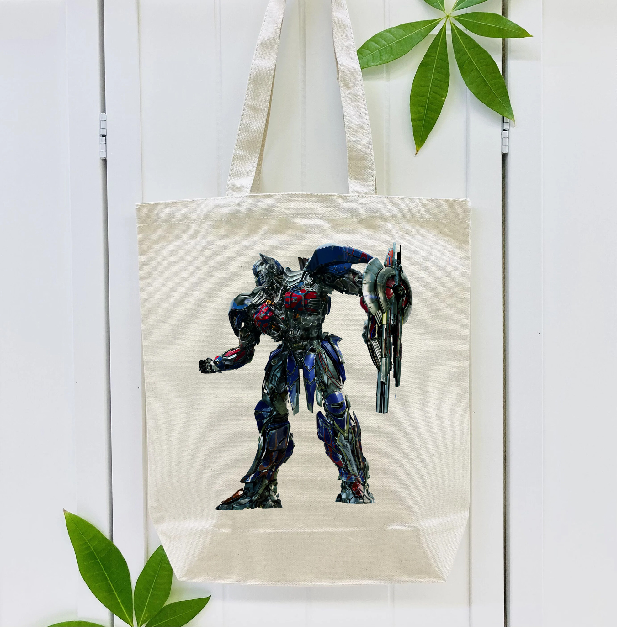 Transformers トランスフォーマー 縦型キャンバス生地手提げバッグ　トートバッグ