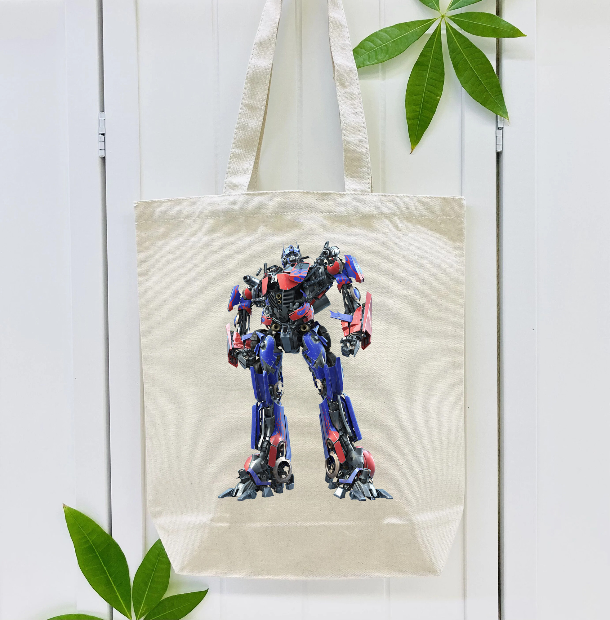 Transformers トランスフォーマー 縦型キャンバス生地手提げバッグ　トートバッグ