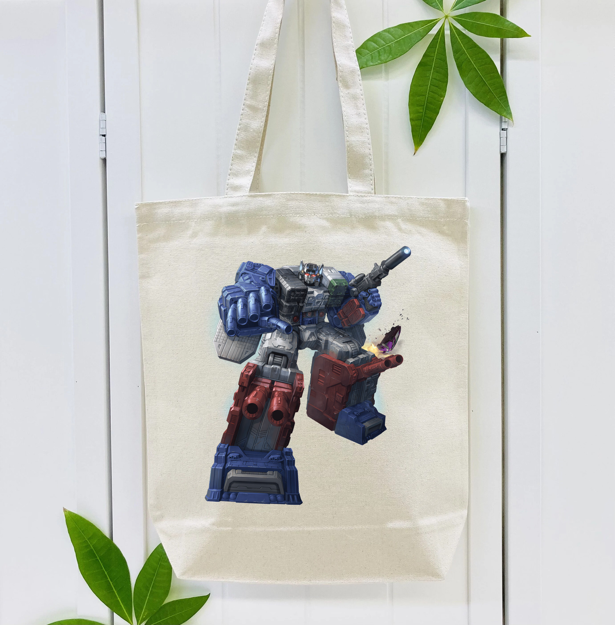 Transformers トランスフォーマー 縦型キャンバス生地手提げバッグ　トートバッグ