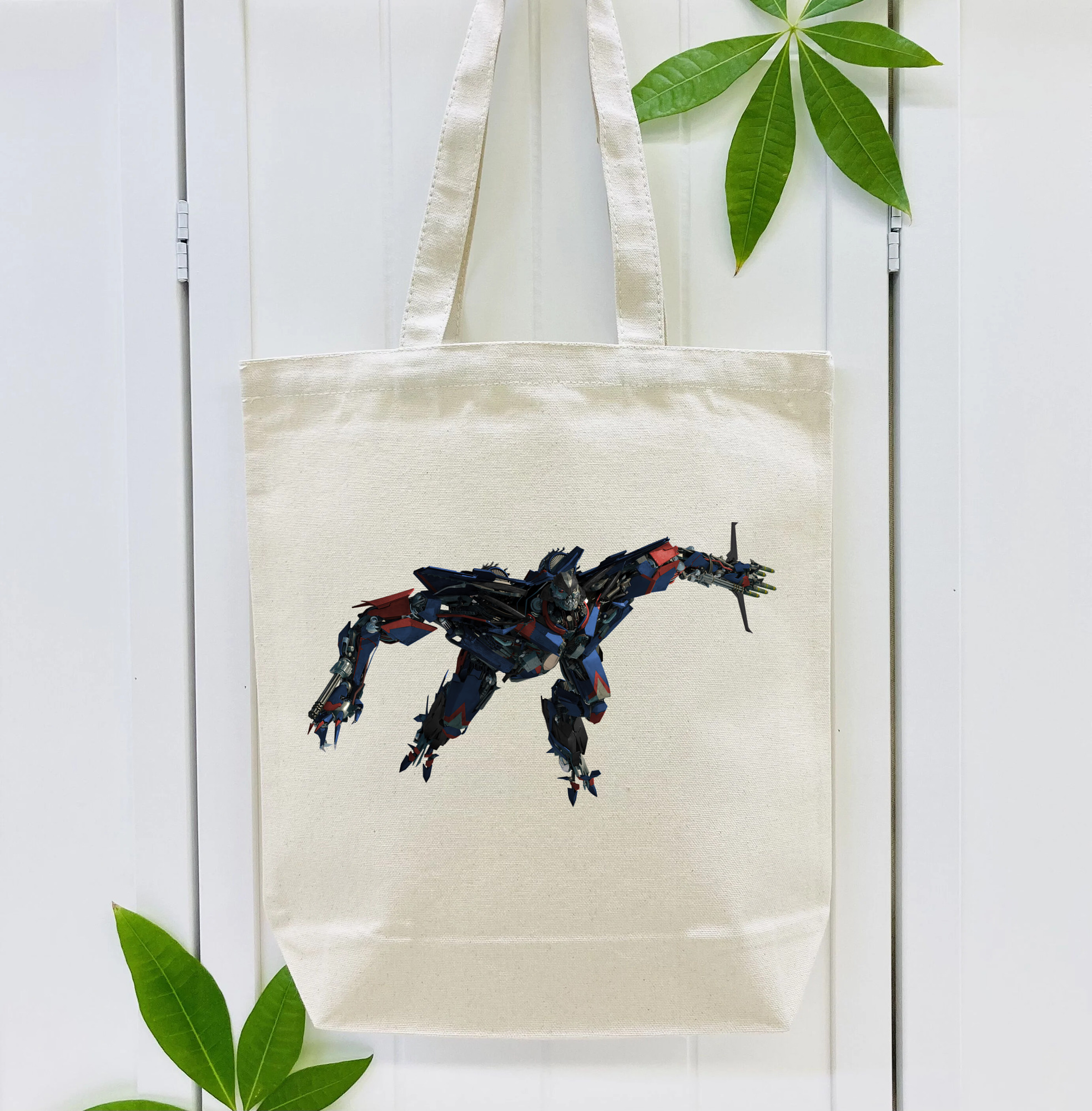 Transformers トランスフォーマー 縦型キャンバス生地手提げバッグ　トートバッグ