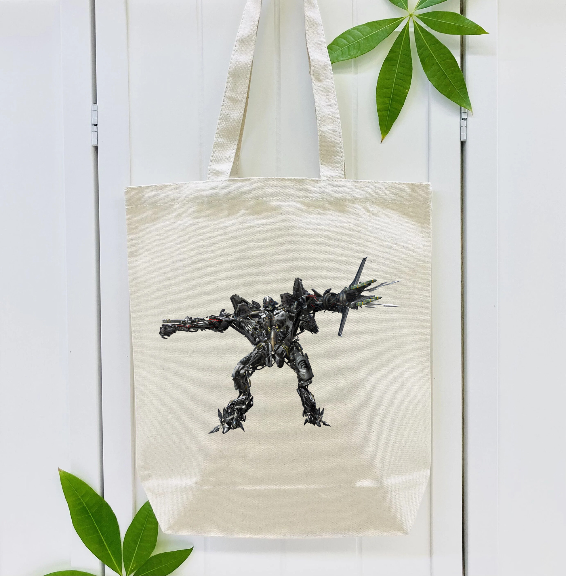 Transformers トランスフォーマー 縦型キャンバス生地手提げバッグ　トートバッグ