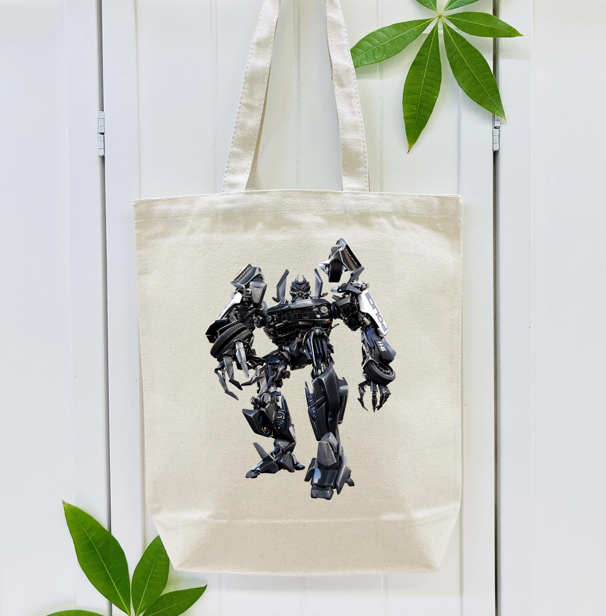 Transformers トランスフォーマー 縦型キャンバス生地手提げバッグ　トートバッグ