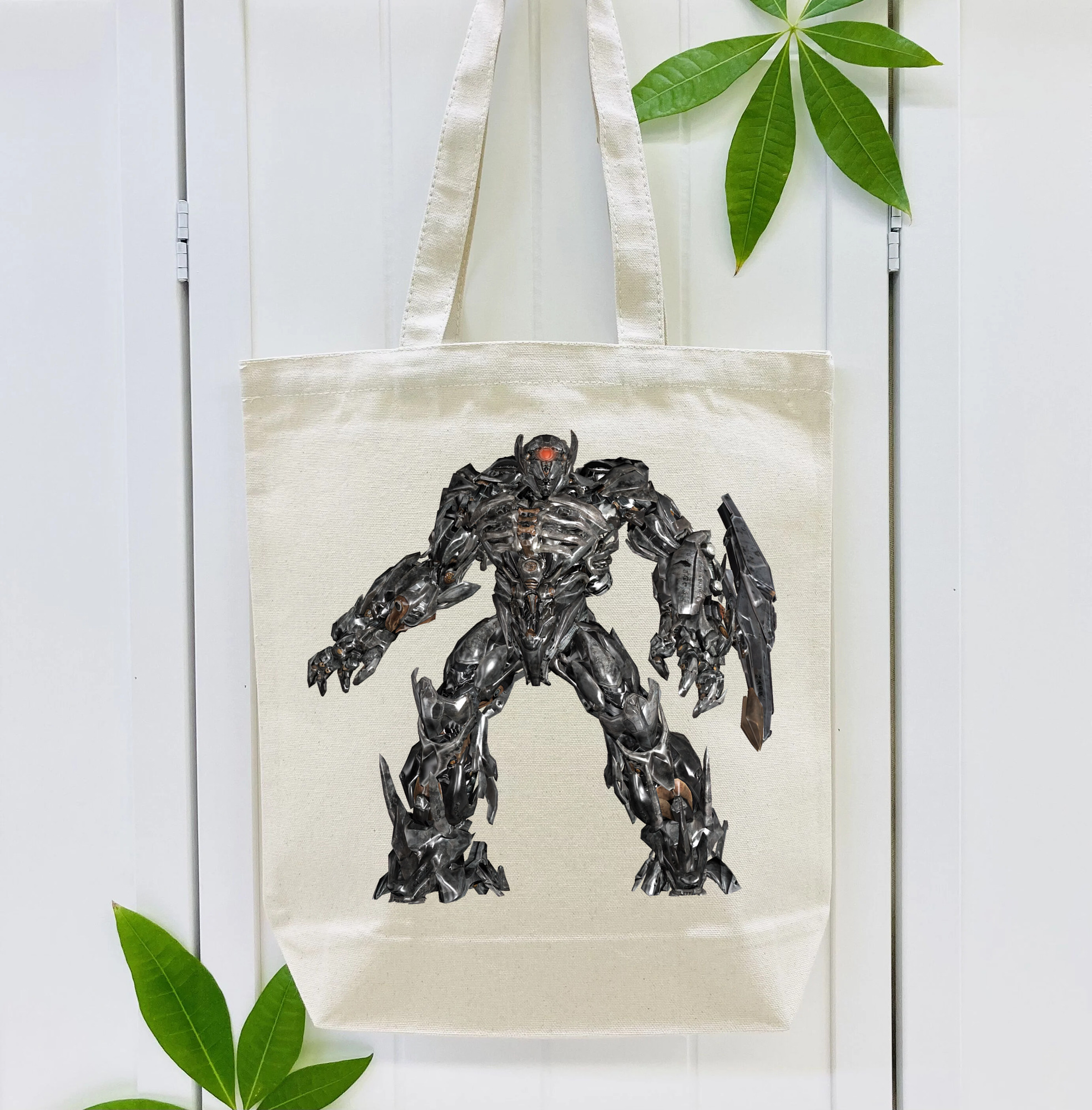 Transformers トランスフォーマー 縦型キャンバス生地手提げバッグ　トートバッグ