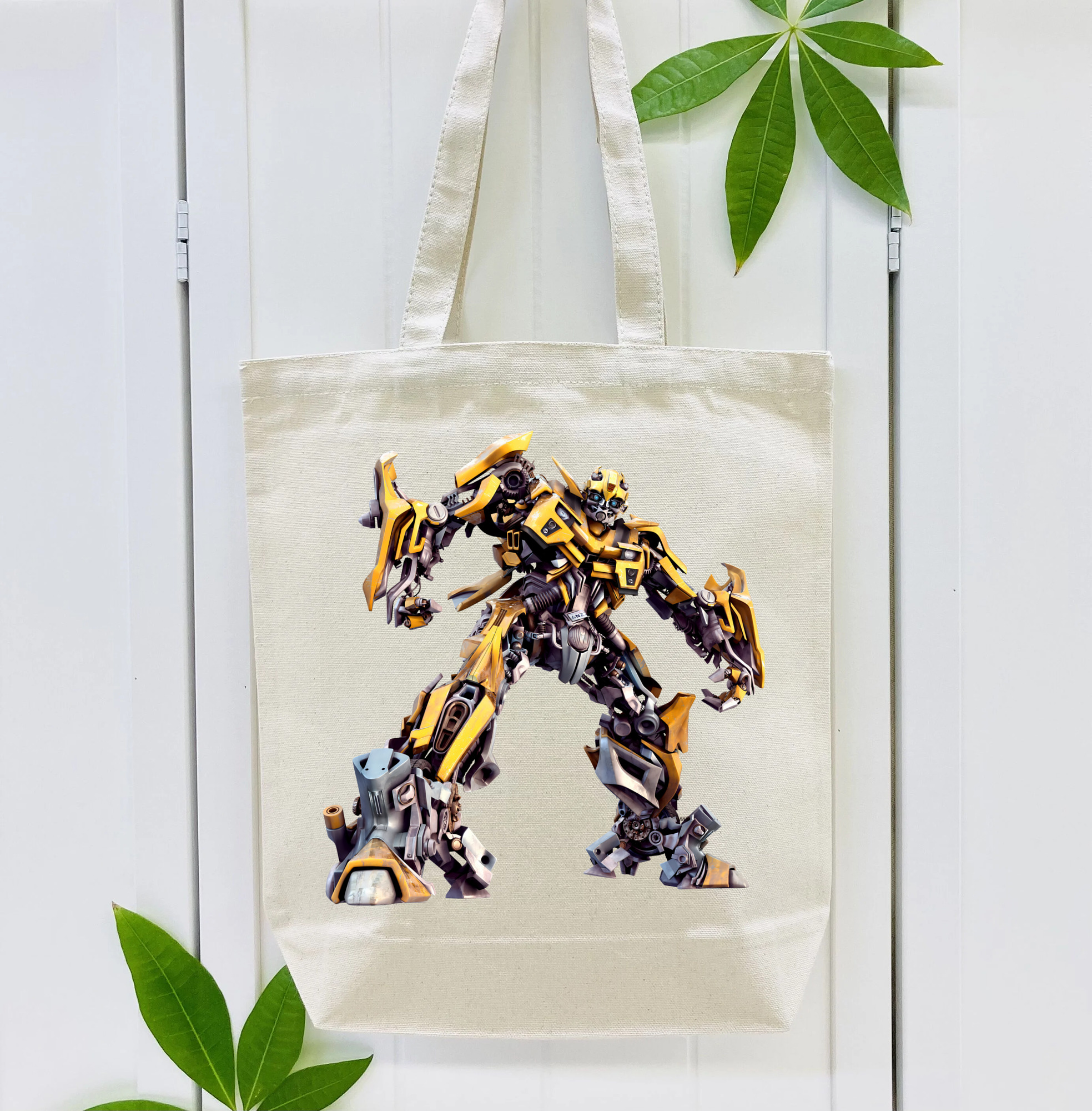 Transformers トランスフォーマー 縦型キャンバス生地手提げバッグ　トートバッグ