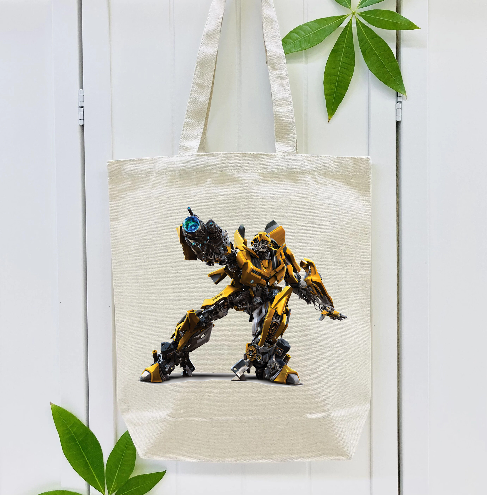 Transformers トランスフォーマー 縦型キャンバス生地手提げバッグ　トートバッグ